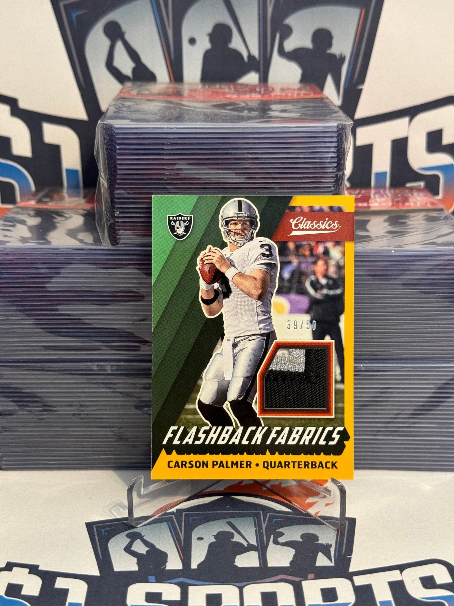 2017 Panini Classics (Flashback Fabrics Relic 39/50) Carson Palmer #FF-CP