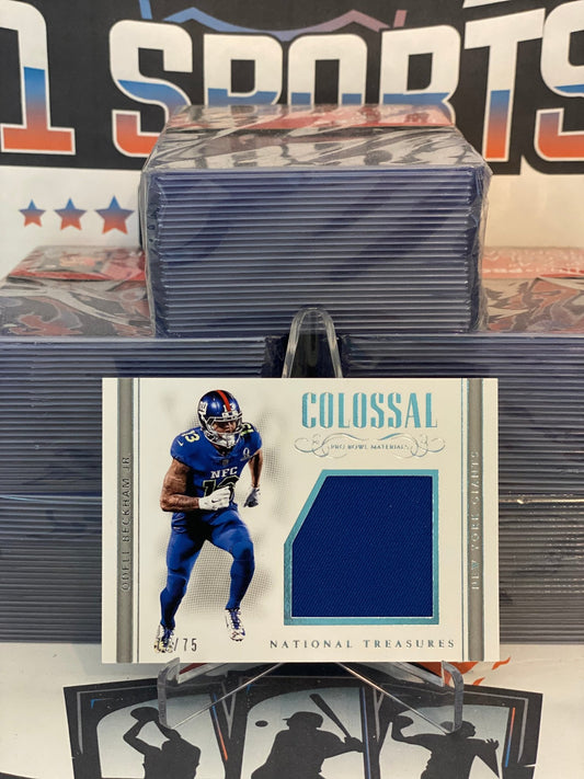 2017 Panini National Treasures (Colossal Pro Bowl Materials Relic 72/75) Odell Beckham Jr. #18