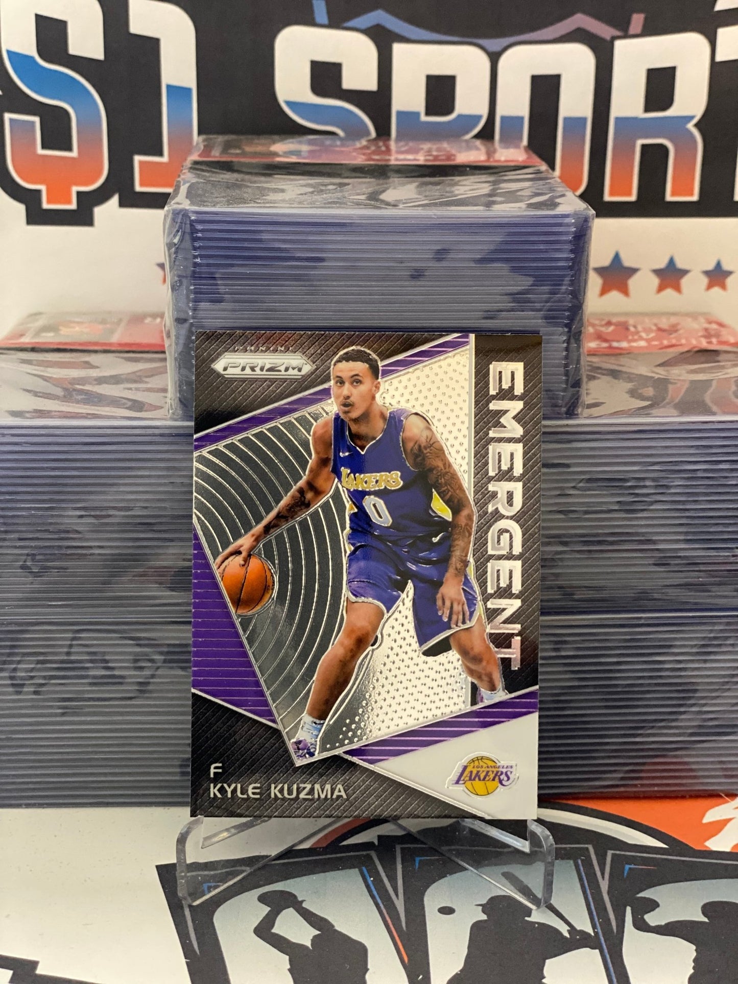 2017 Panini Prizm (Emergent) Kyle Kuzma Rookie #EM-KYL