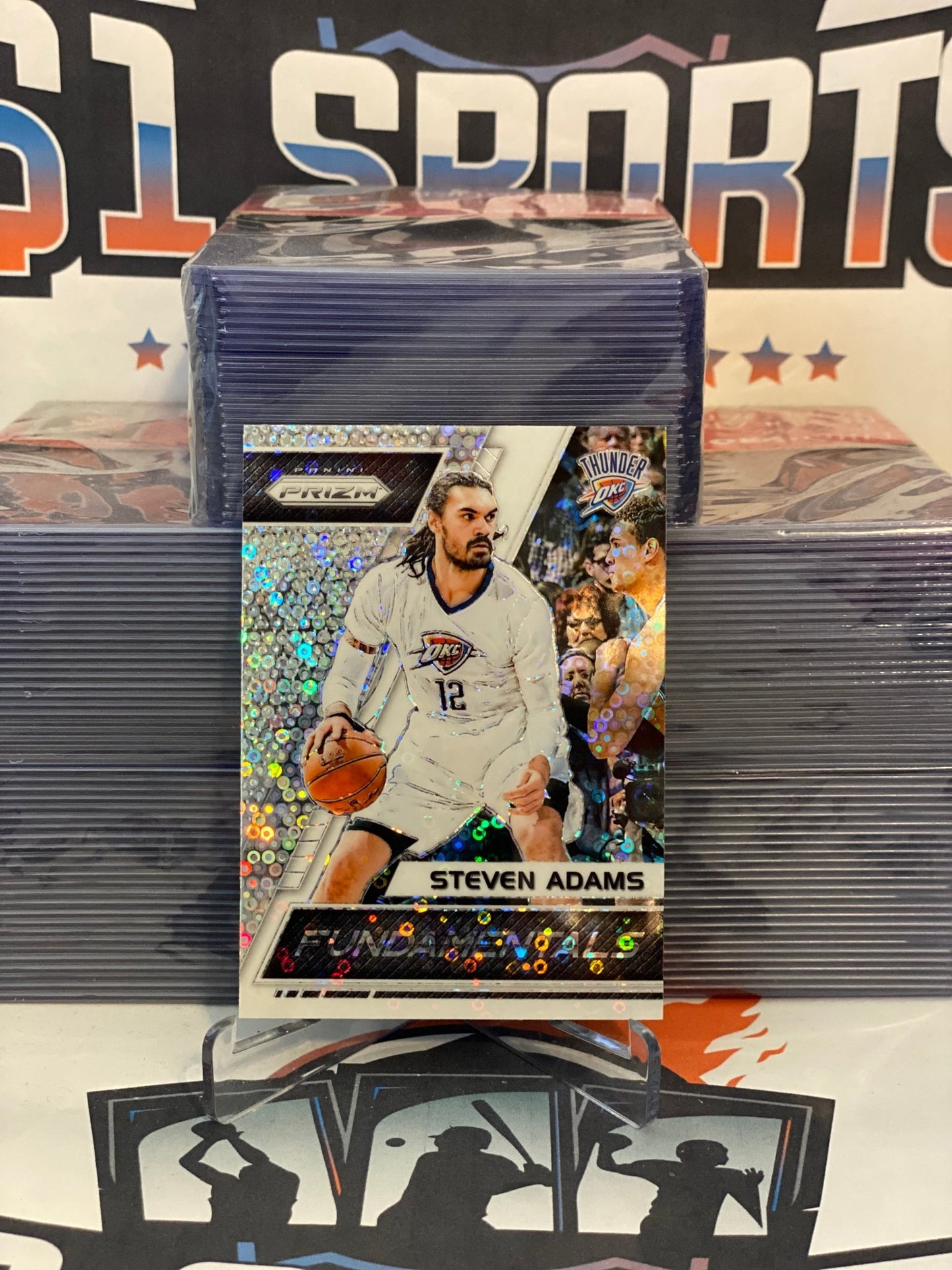 2017 Panini Prizm (Fast Break Prizm, Fundamentals) Steven Adams #39