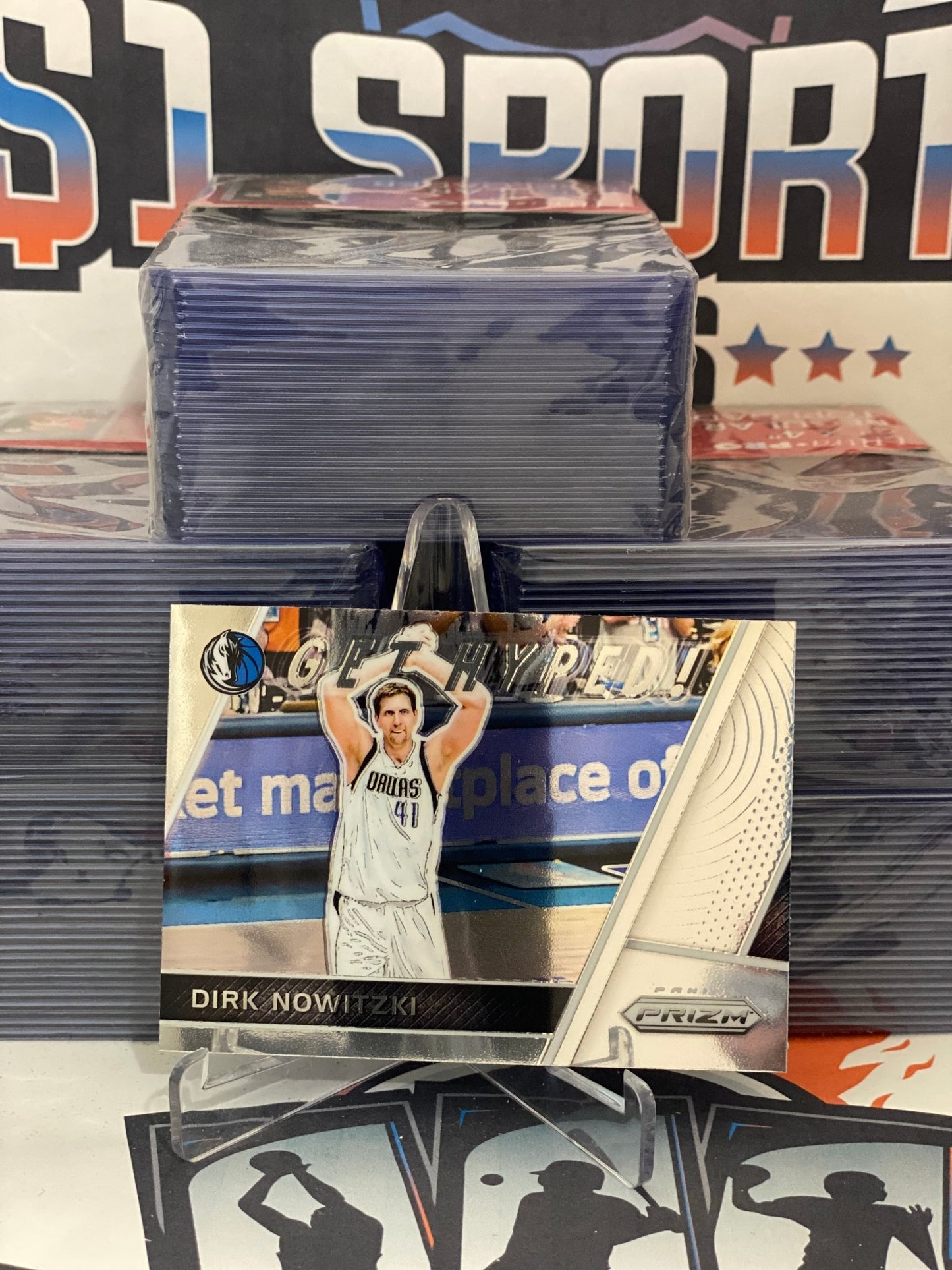 2017 Panini Prizm (Get Hyped!) Dirk Nowitzki #GN-DN