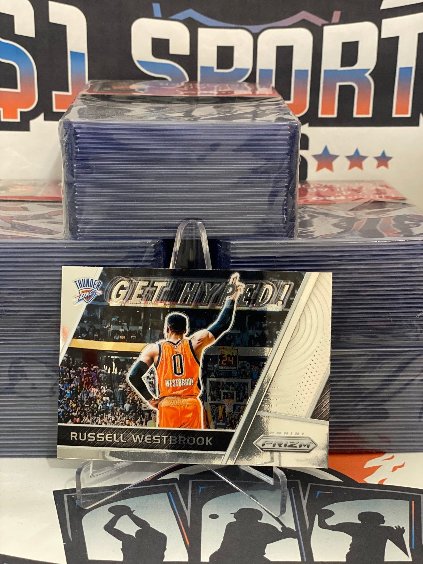 2017 Panini Prizm (Get Hyped!) Russell Westbrook #GH-RW