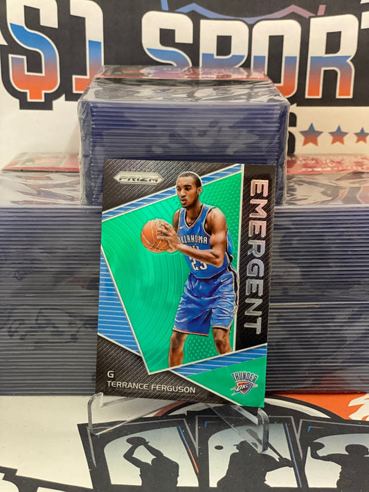 2017 Panini Prizm (Green Prizm, Emergent) Terrance Ferguson Rookie #EM-TER