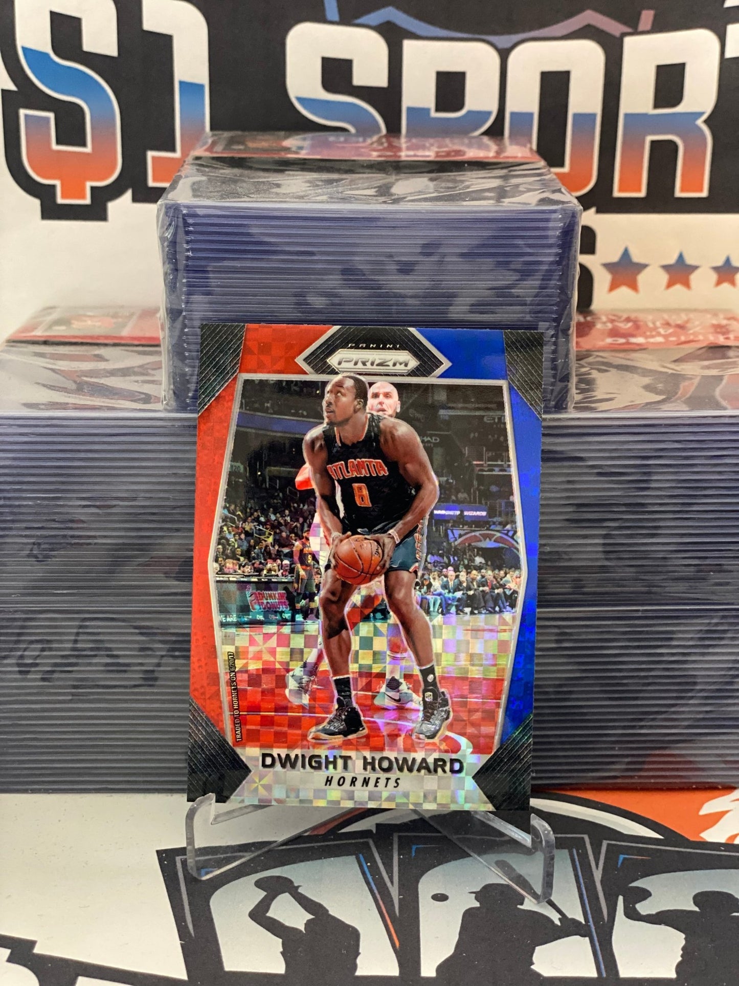 2017 Panini Prizm (Red White Blue Prizm) Dwight Howard #232