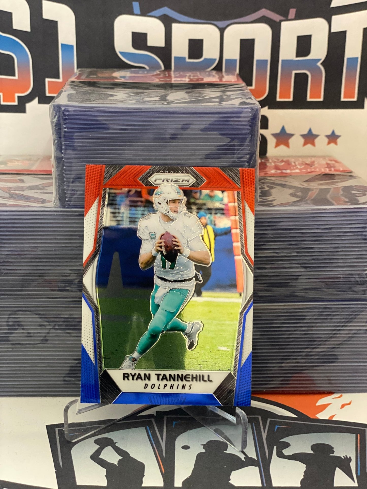 2017 Panini Prizm (Red White Blue Prizm) Ryan Tannehill #144