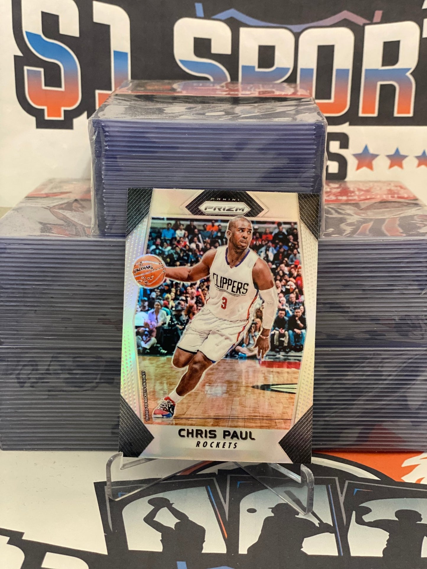 2017 Panini Prizm (Silver Prizm) Chris Paul #252