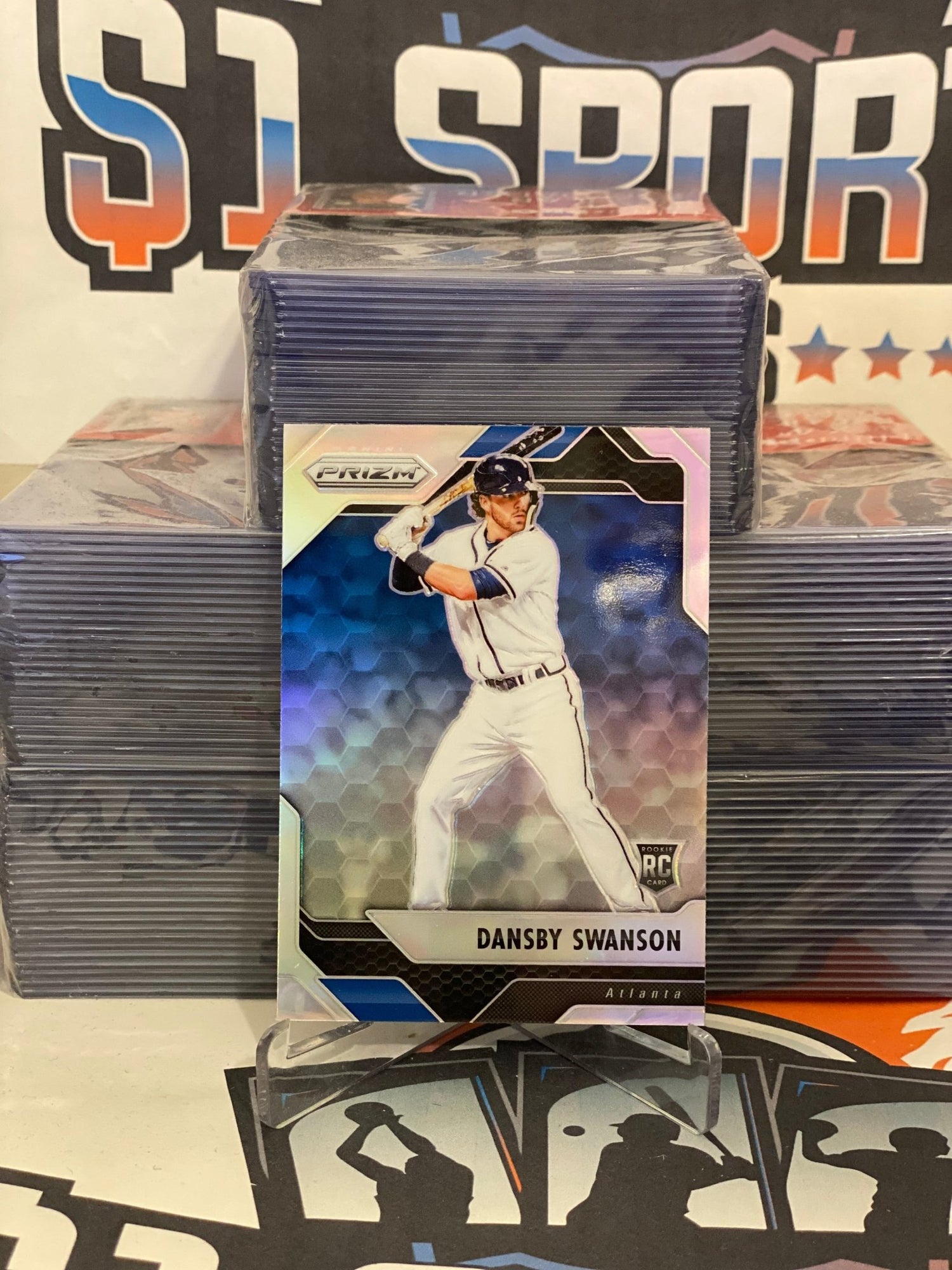 2017 Panini Prizm (Silver Prizm) Dansby Swanson Rookie #6
