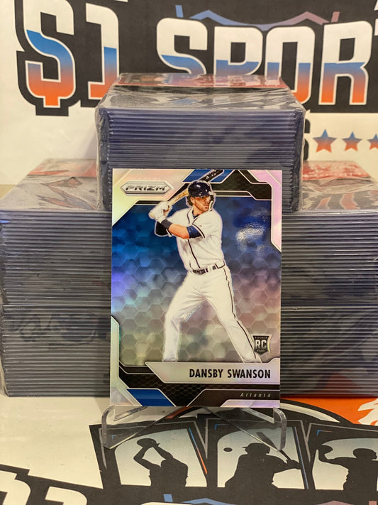 2017 Panini Prizm (Silver Prizm) Dansby Swanson Rookie #6