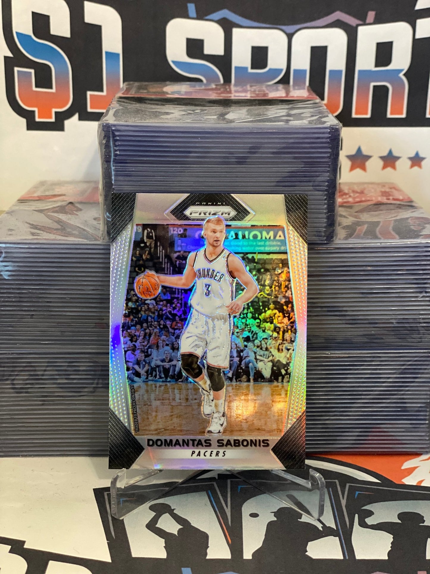 2017 Panini Prizm (Silver Prizm) Domantas Sabonis #228