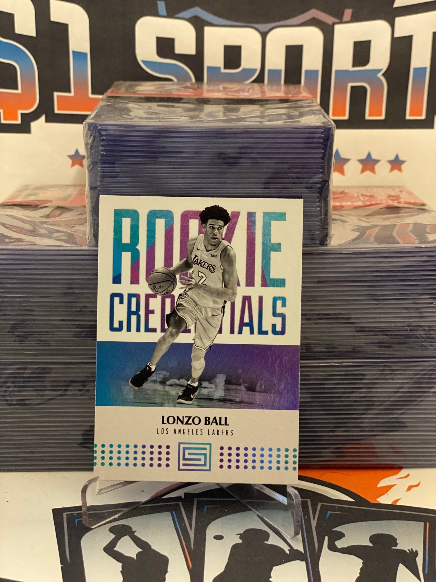 2017 Panini Status (Rookie Credentials) Lonzo Ball #5