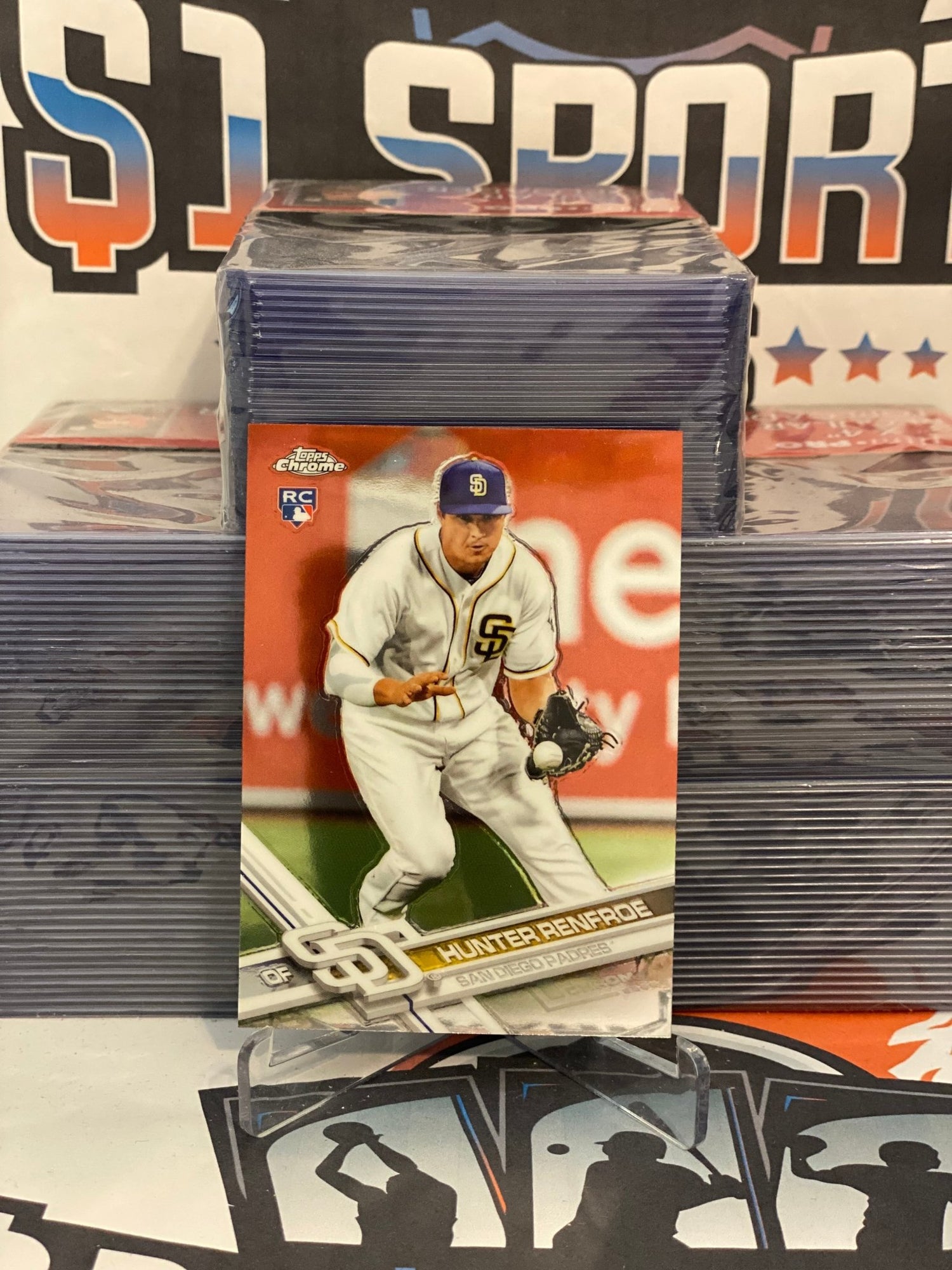 2017 Topps Chrome Hunter Renfroe Rookie #18