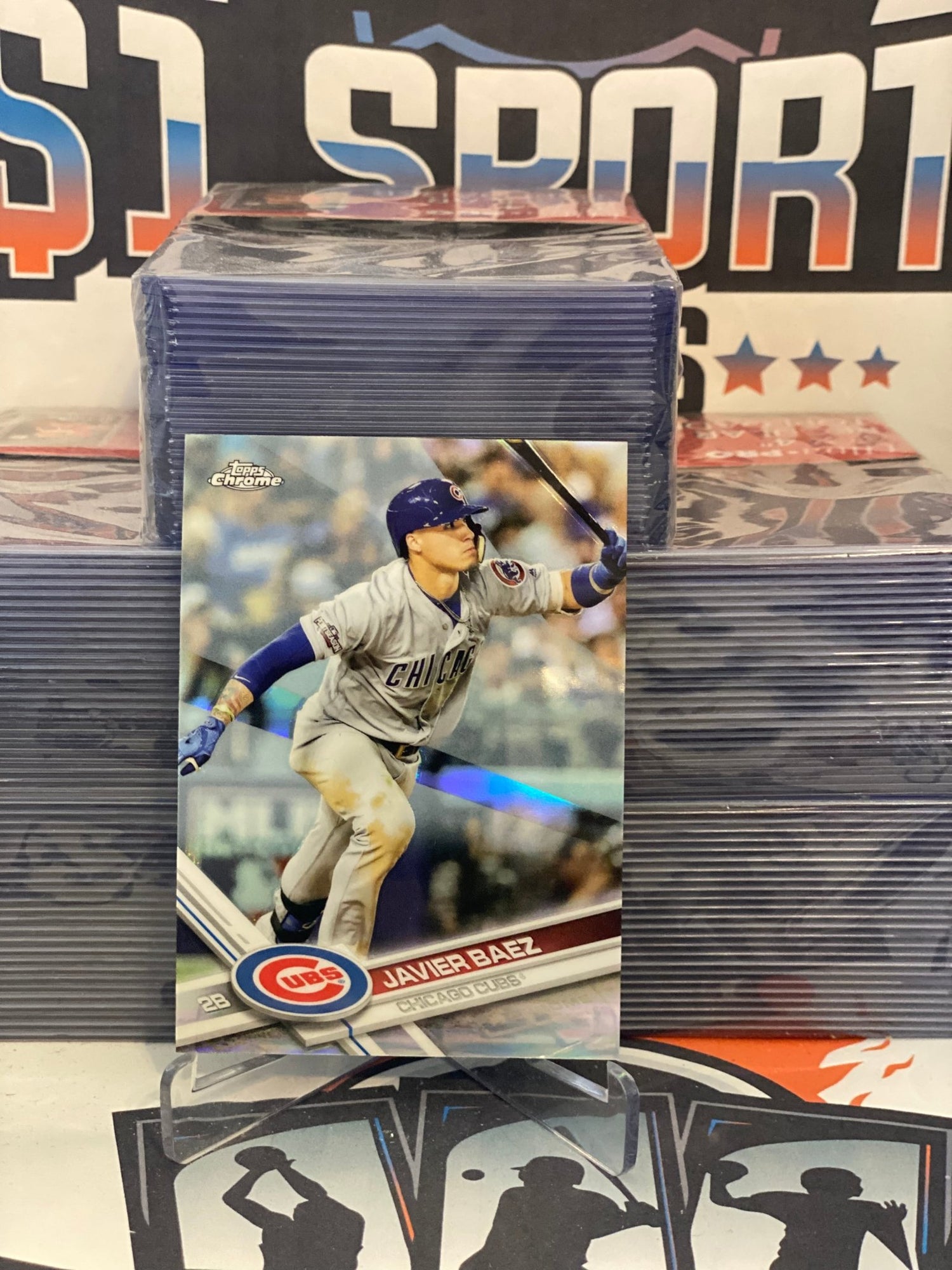 2017 Topps Chrome (Refractor) Javier Baez #114