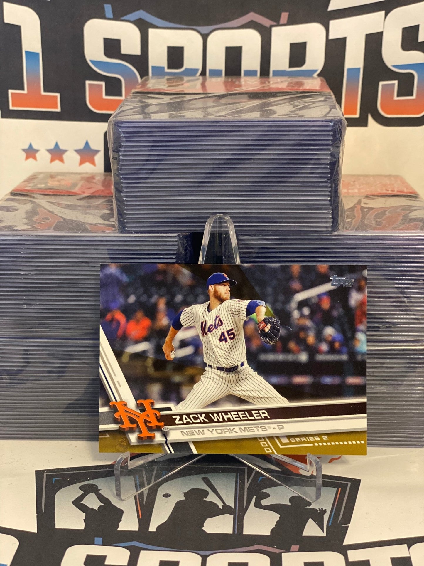 2017 Topps (Gold 155/2017) Zack Wheeler #631