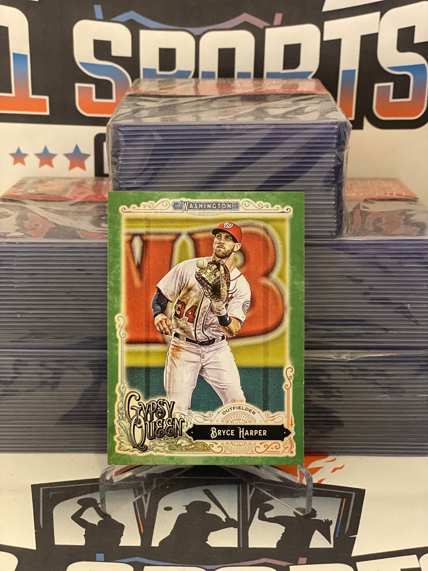 2017 Topps Gypsy Queen (Green) Bryce Harper #171