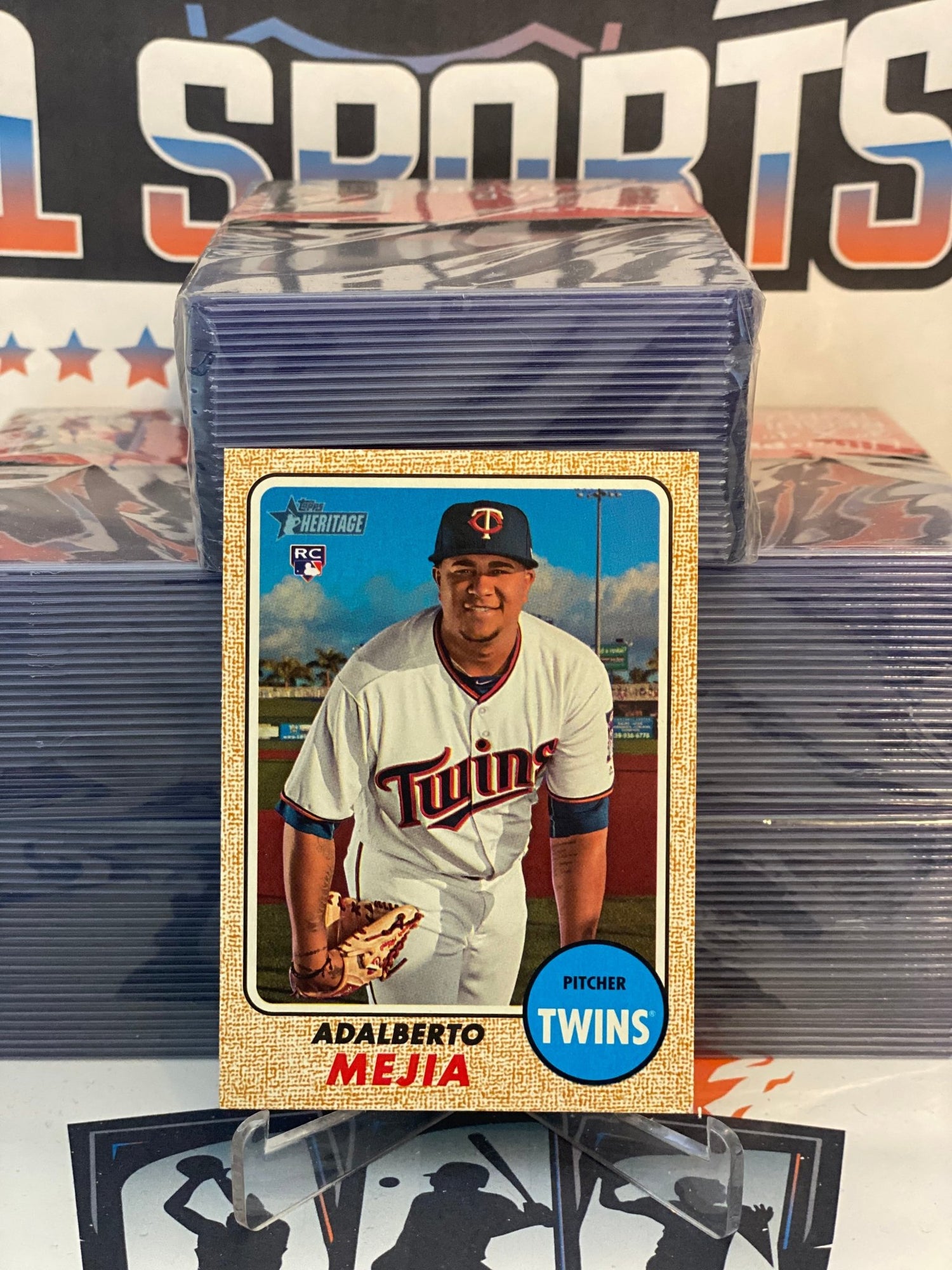 2017 Topps Heritage Adalberto Mejia Rookie #550