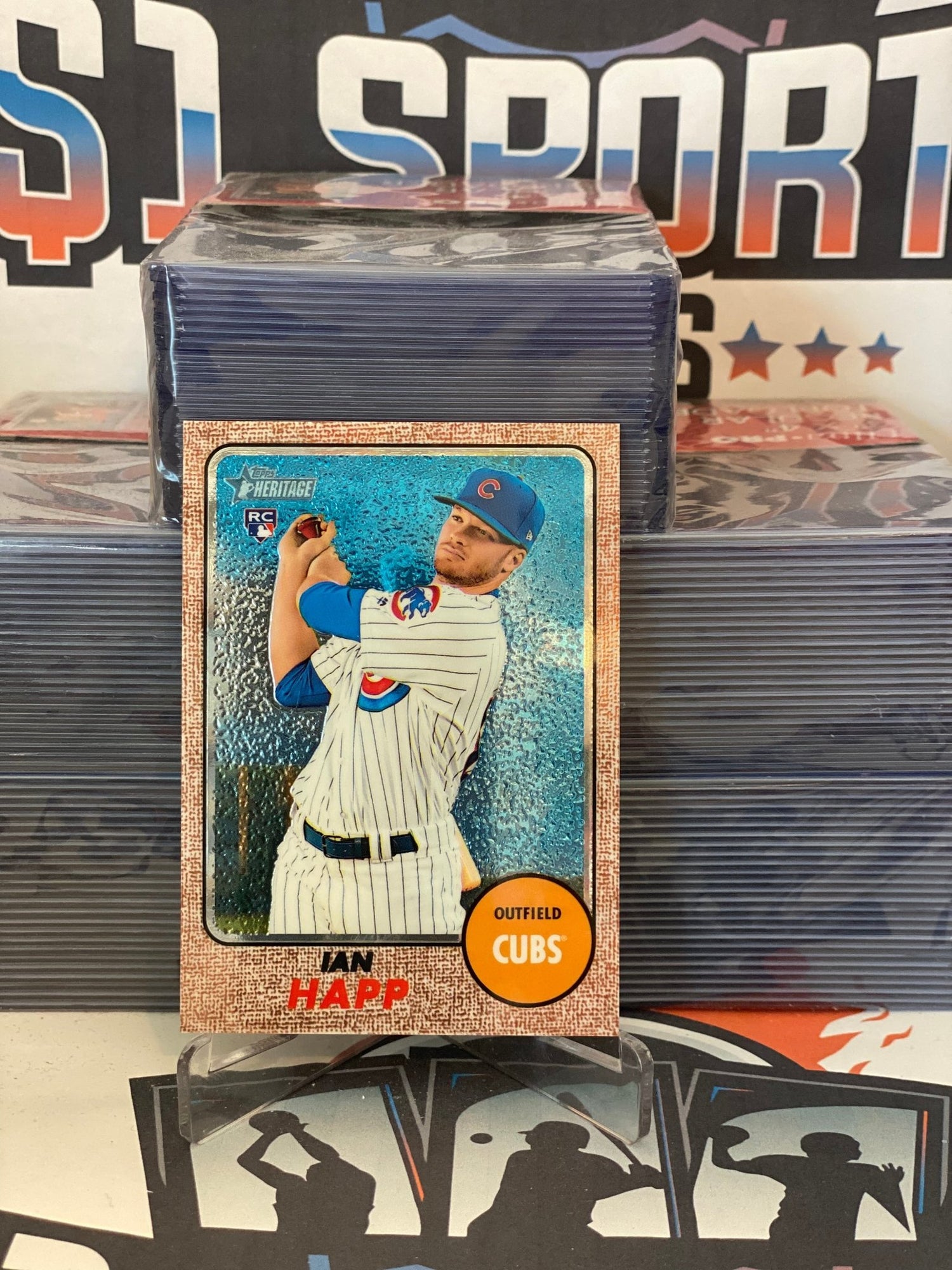 2017 Topps Heritage (Chrome 375/999) Ian Happ Rookie #660