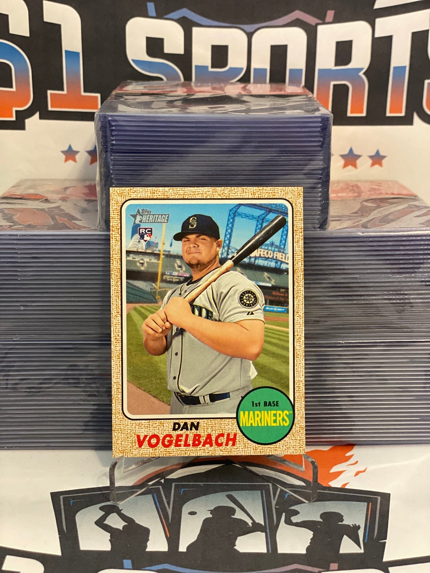 2017 Topps Heritage Dan Vogelbach Rookie #613