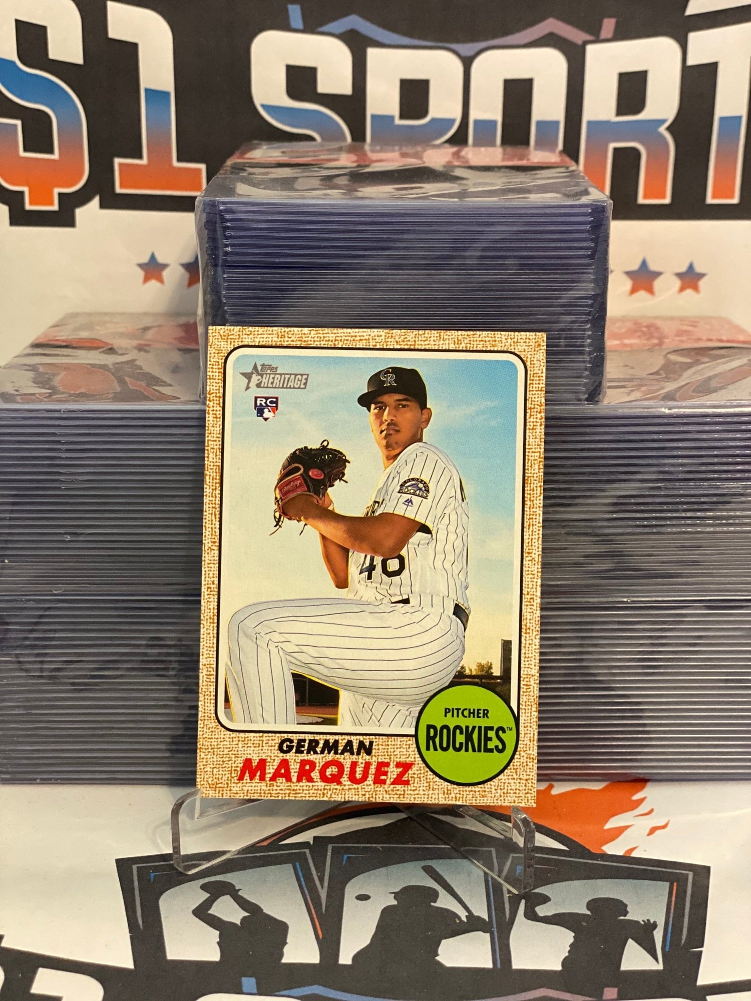 2017 Topps Heritage German Marquez Rookie #685