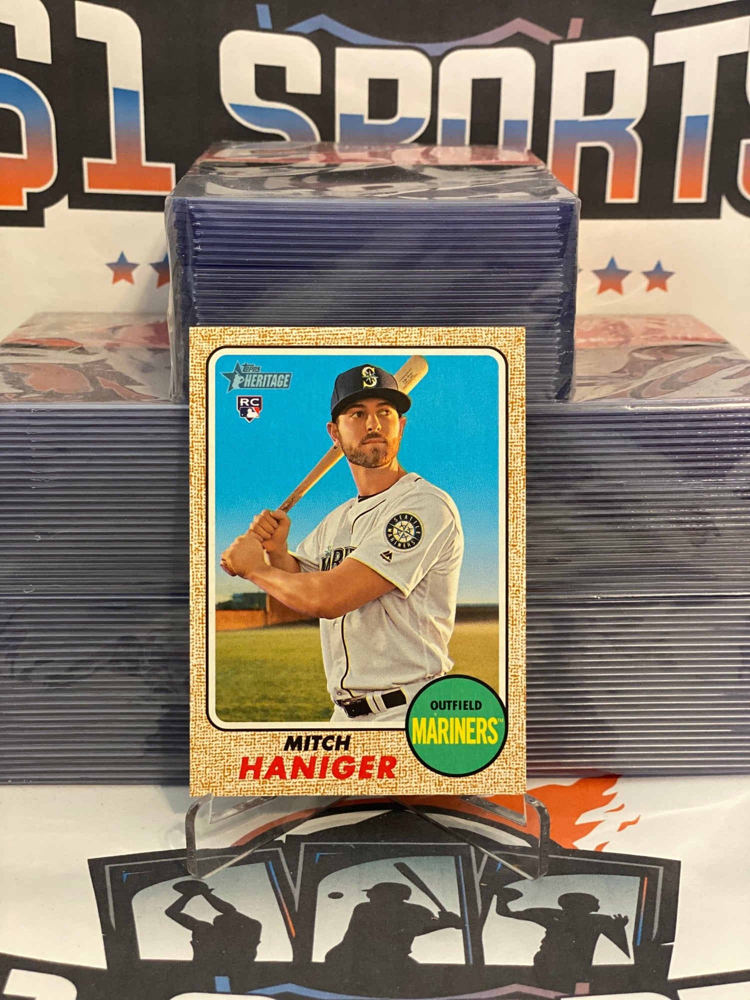 2017 Topps Heritage Mitch Haniger Rookie #676