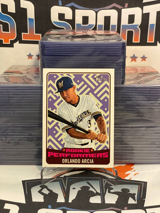 2017 Topps Heritage (Rookie Performers) Orlando Arcia #RP-OA