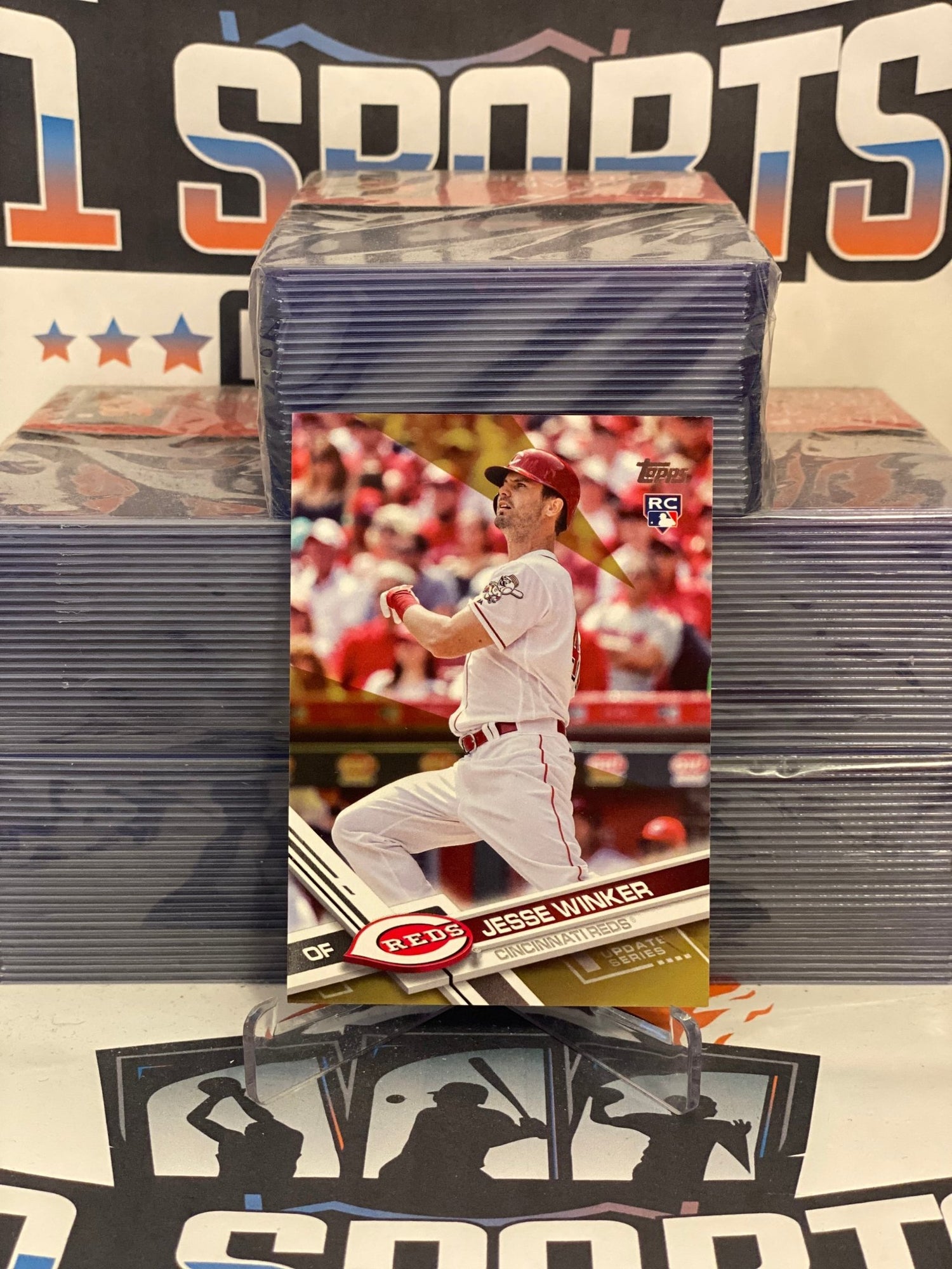 2017 Topps Update (Gold 1597/2017) Jesse Winker Rookie #US271