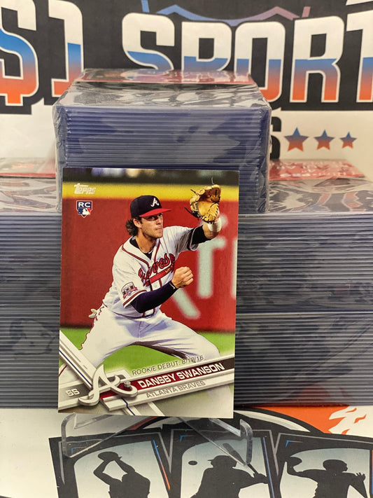 2017 Topps Update (Rookie Debut) Dansby Swanson #US247