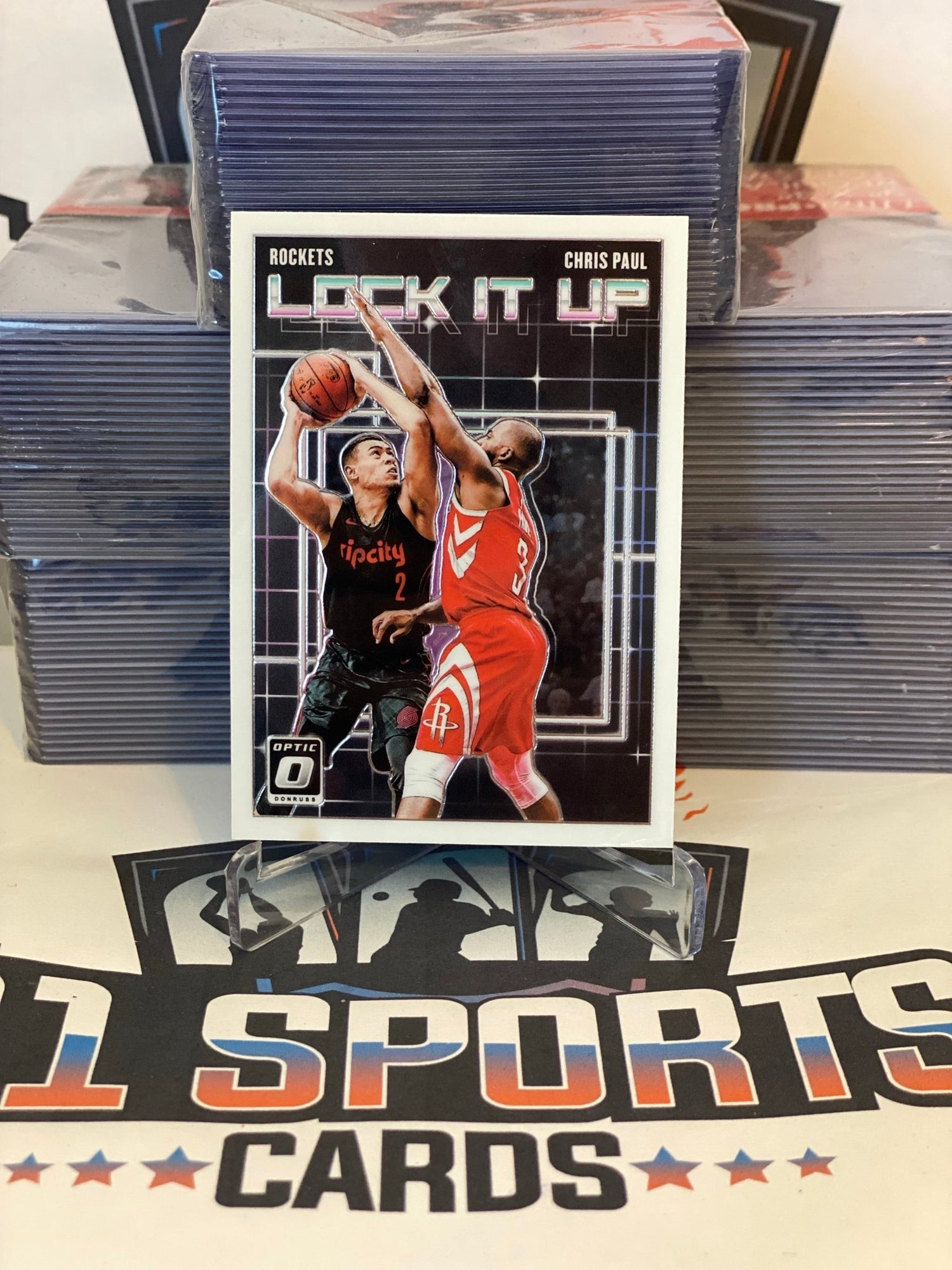 2018-19 Donruss Optic (Lock It Up) Chris Paul #9