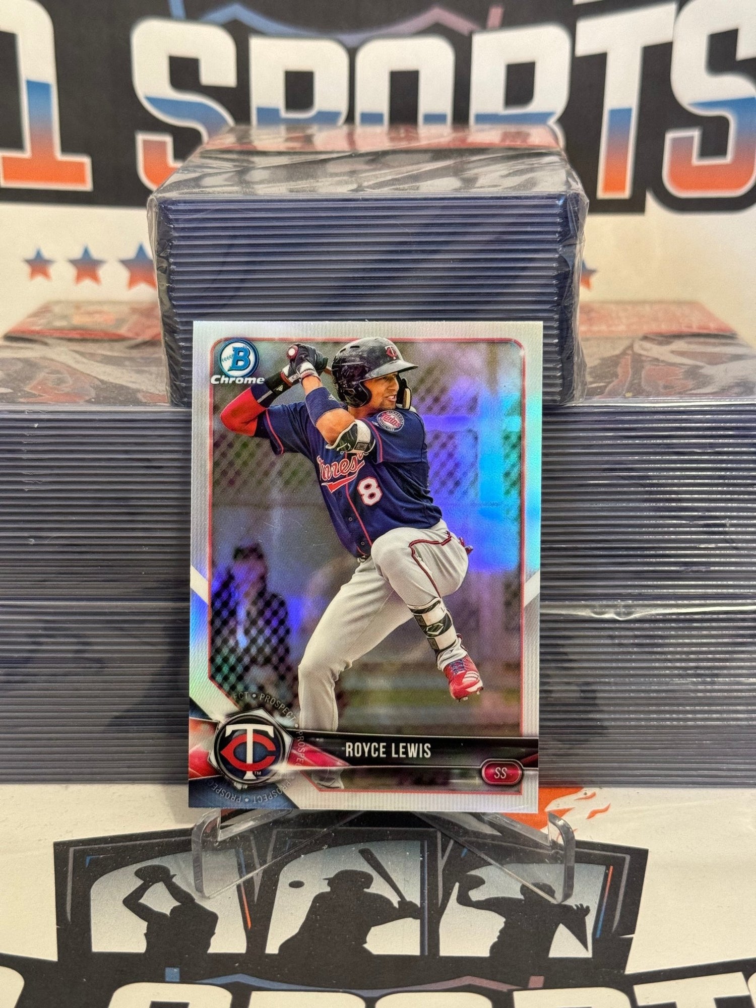 2018 Bowman Draft Chrome (Refractor) Royce Lewis #BDC-87