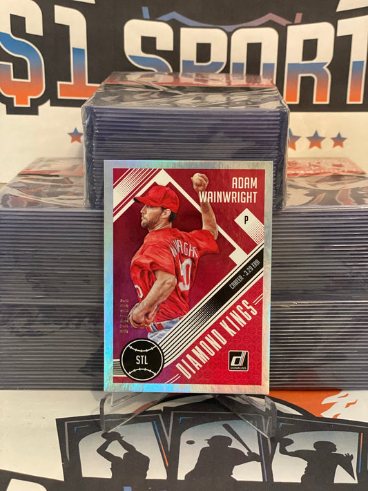 2018 Donruss (Foil, Diamond Kings 239/329) Adam Wainwright #30
