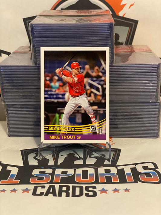 2018 Donruss Mike Trout #242