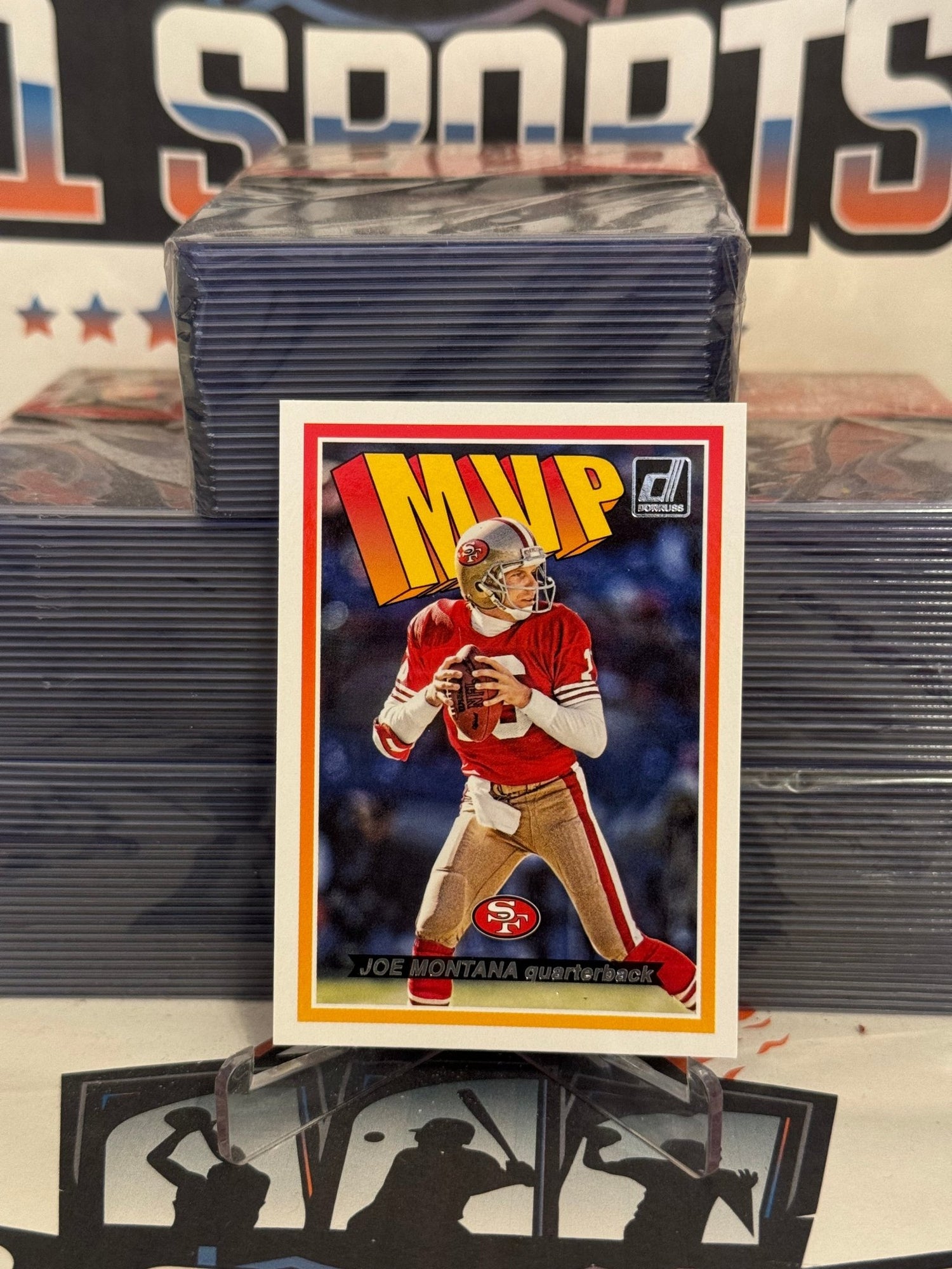 2018 Donruss (MVP) Joe Montana #MVP-17