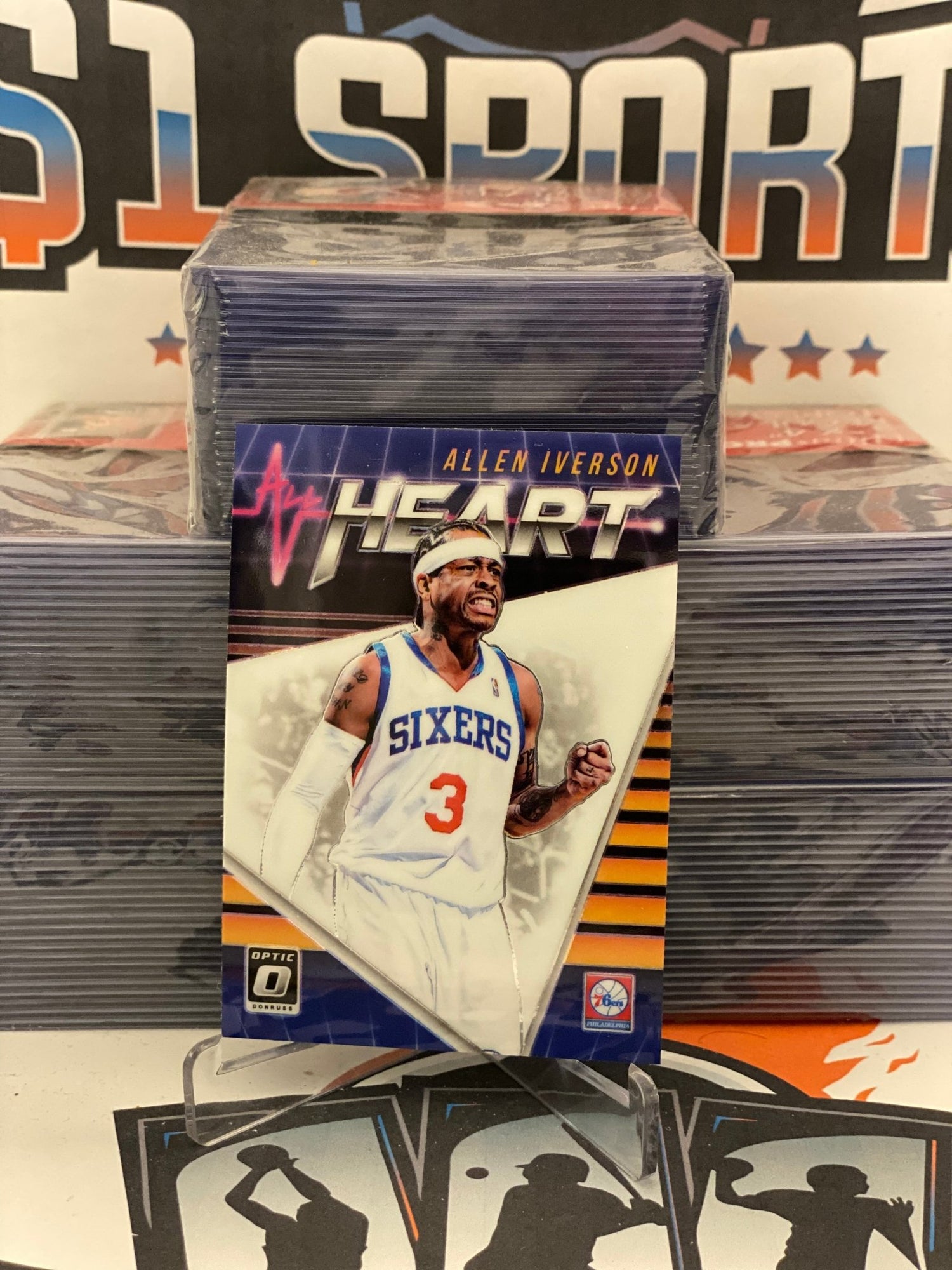 2018 Donruss Optic (All Heart) Allen Iverson #1