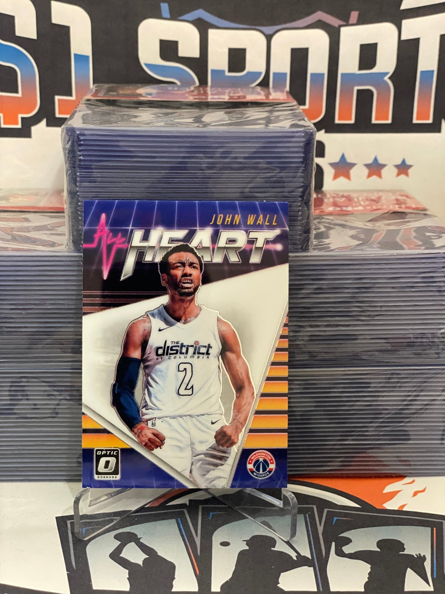 2018 Donruss Optic (All Heart) John Wall #17