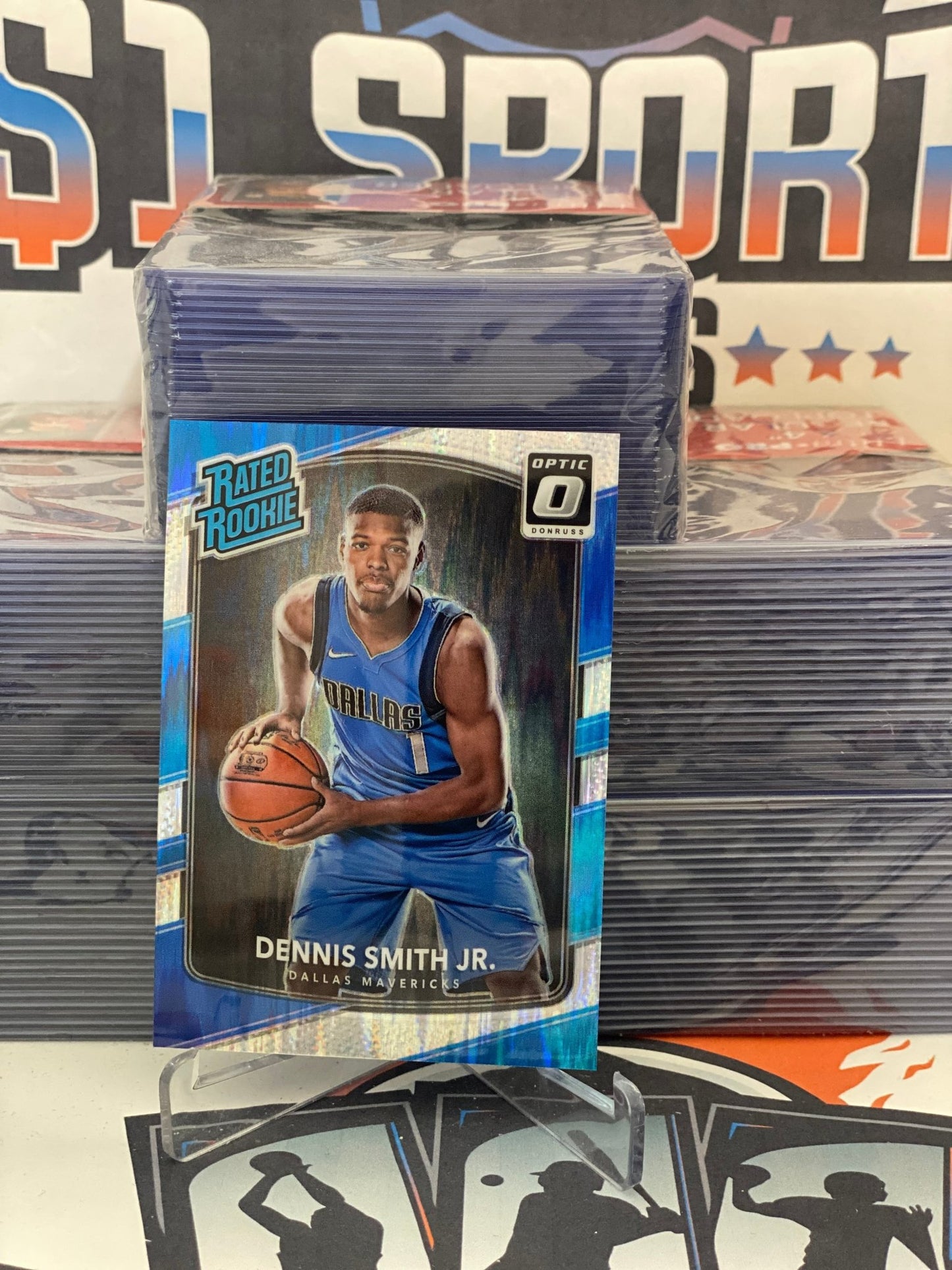 2018 Donruss Optic (Flash Prizm, Rated Rookie) Dennis Smith Jr. #192