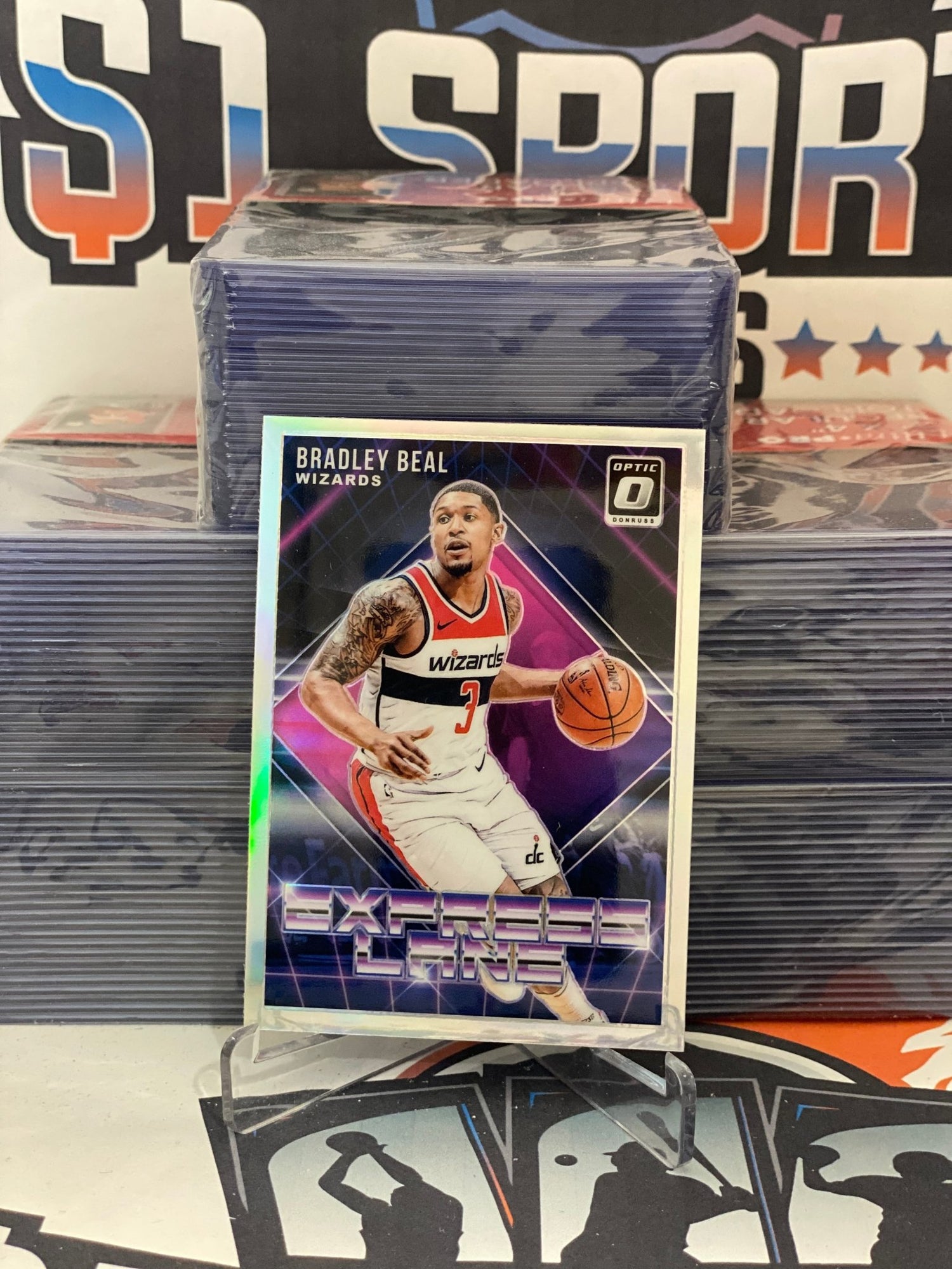 2018 Donruss Optic (Holo Prizm, Express Lane) Bradley Beal #15