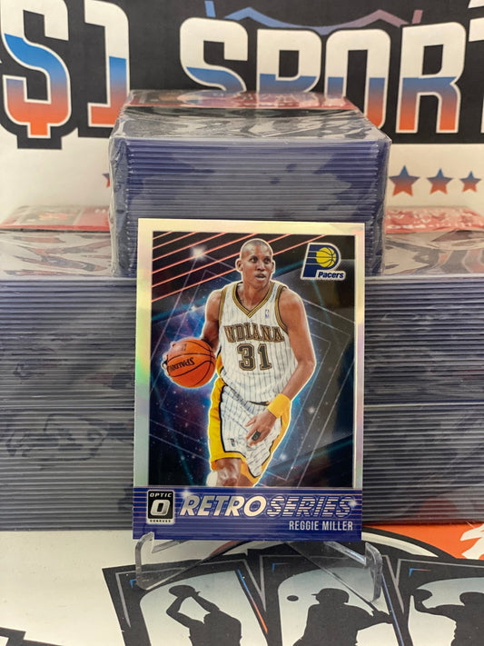 2018 Donruss Optic (Holo Prizm, Retro Series) Reggie Miller #26