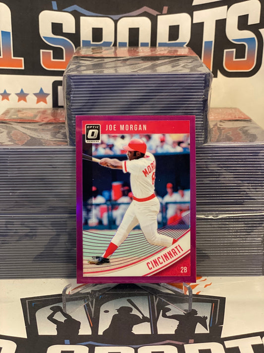 2018 Donruss Optic (Pink Prizm) Joe Morgan #84