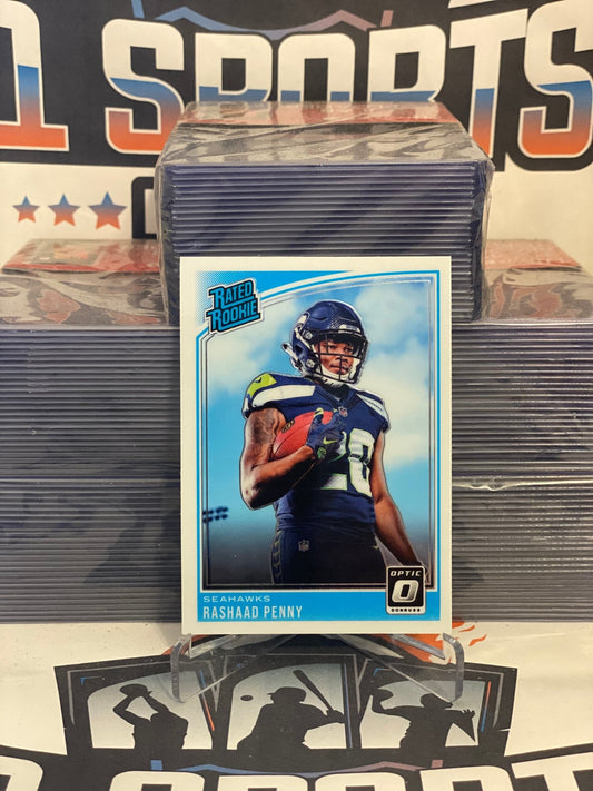 2018 Donruss Optic (Rated Rookie) Rashaad Penny #168