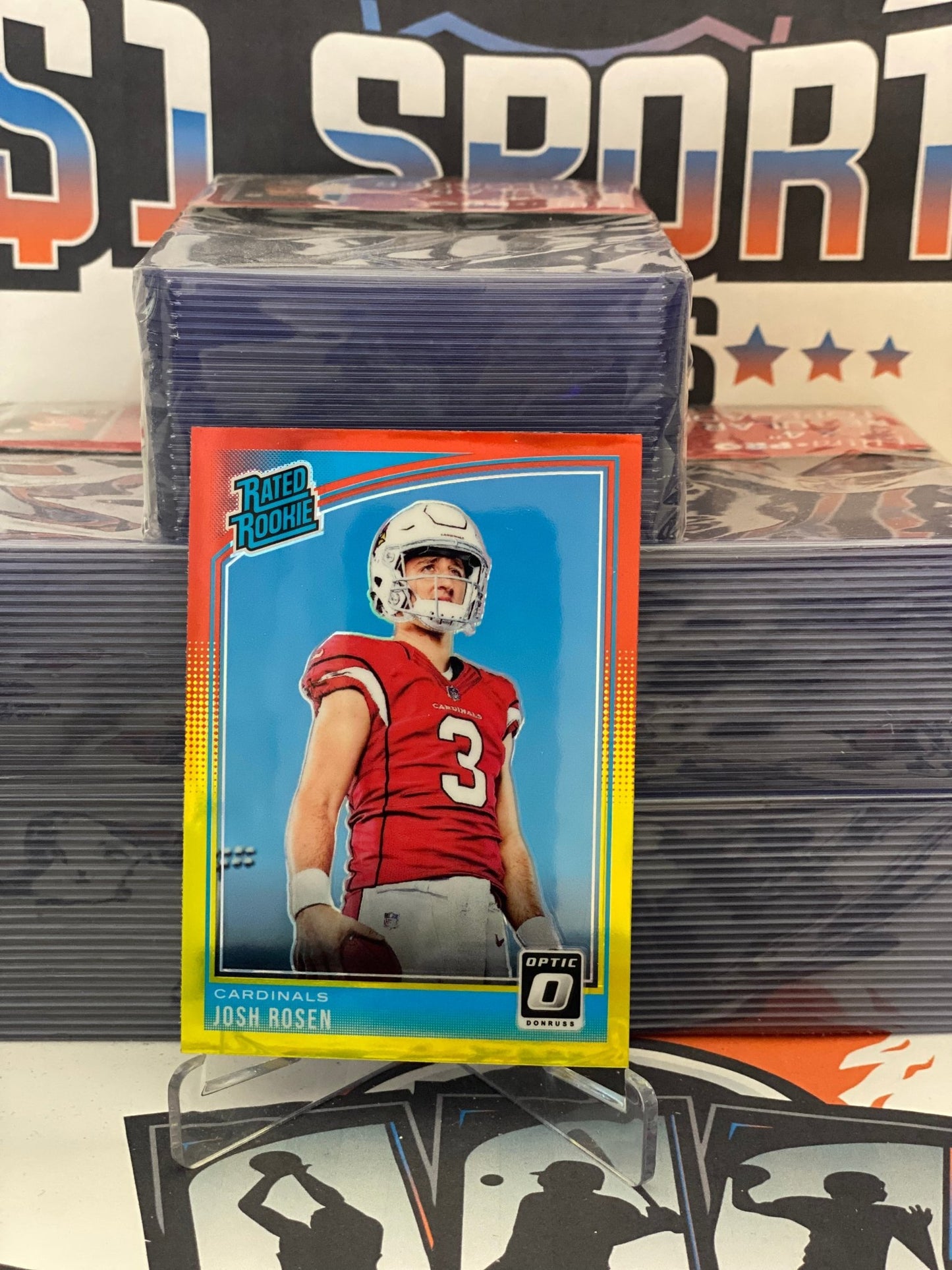 2018 Donruss Optic (Red Yellow Mega, Rated Rookie) Josh Rosen #152