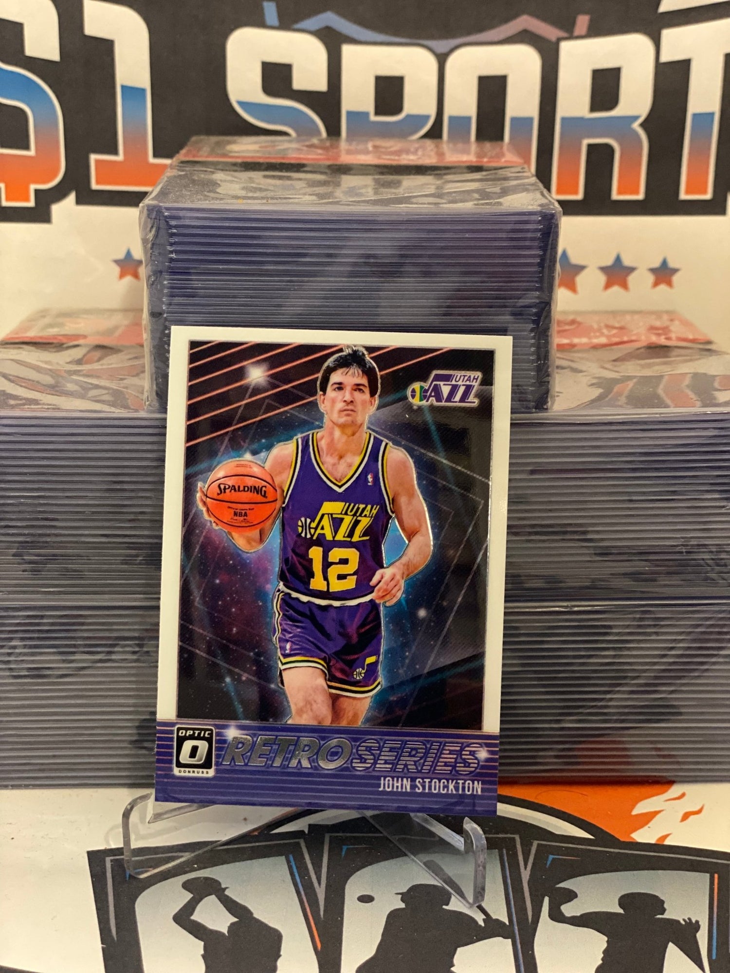 2018 Donruss Optic (Retro Series) John Stockton #4