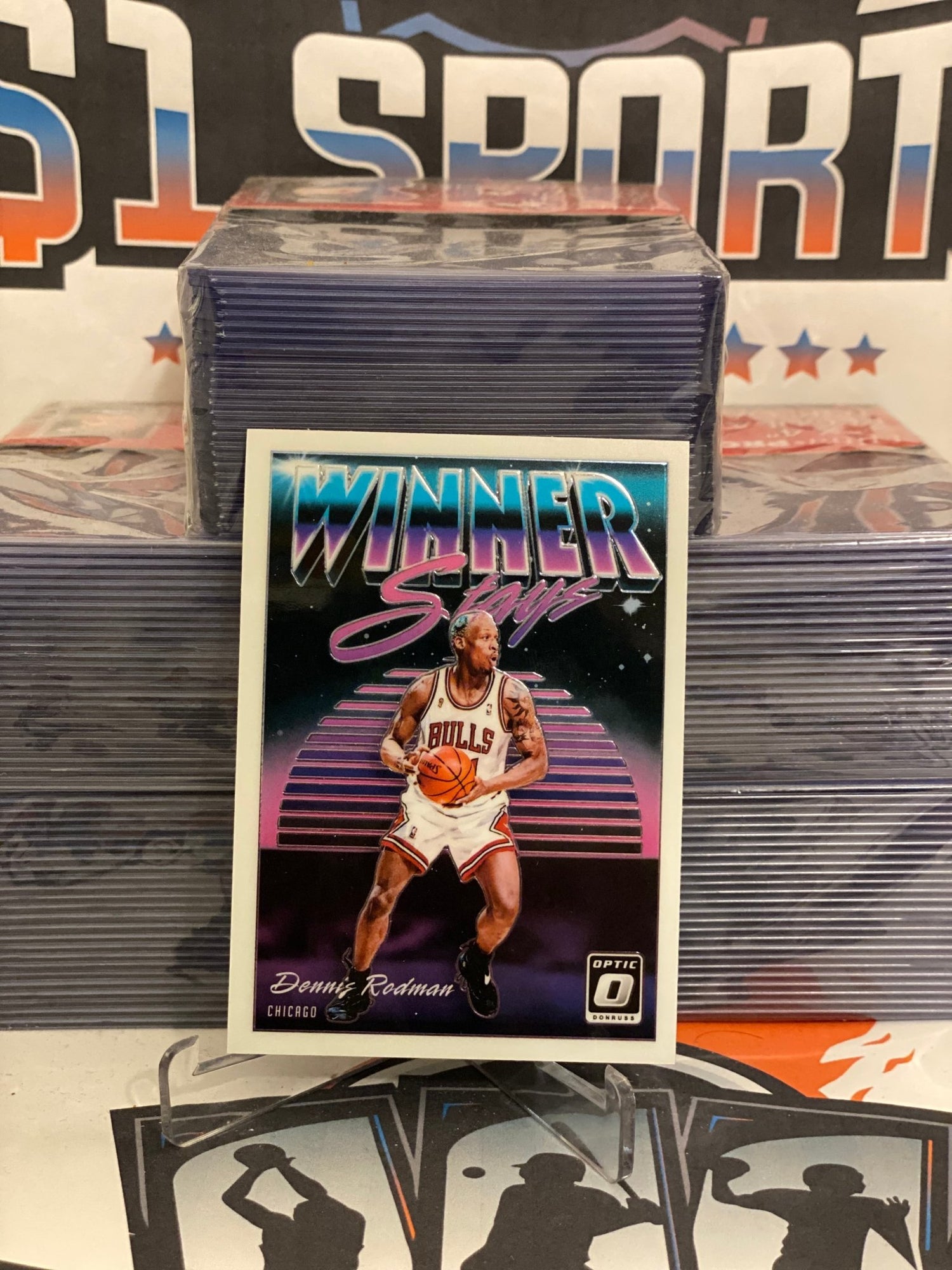 2018 Donruss Optic (Winner Stays) Dennis Rodman #6