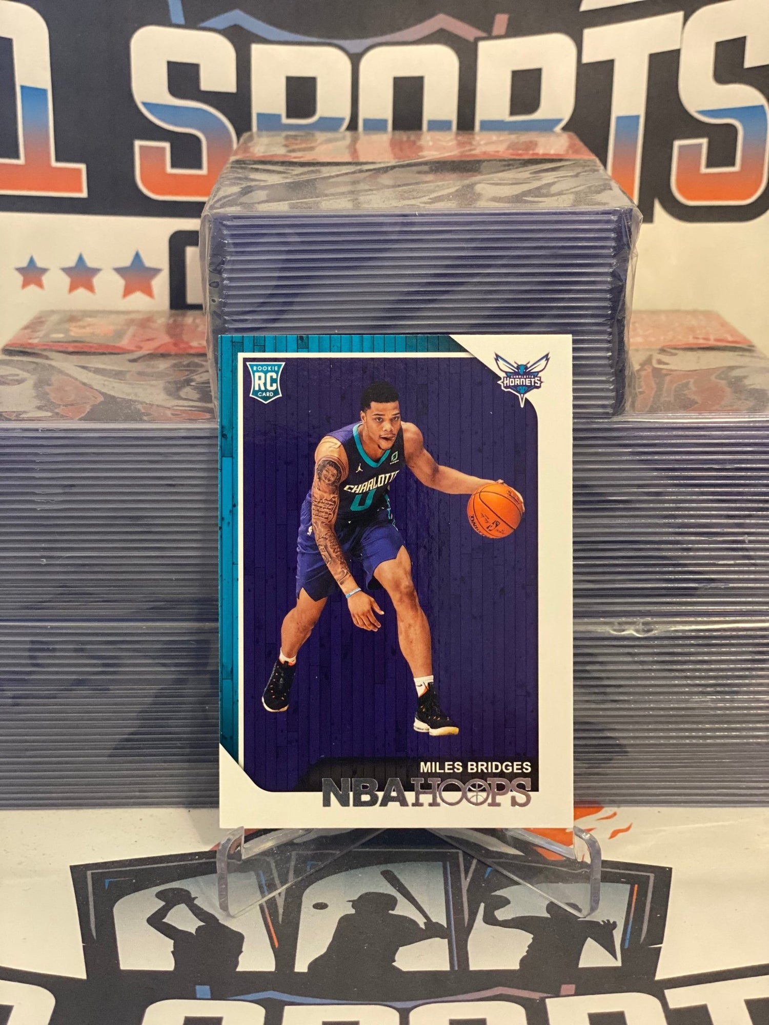 2018 NBA Hoops Miles Bridges Rookie #272