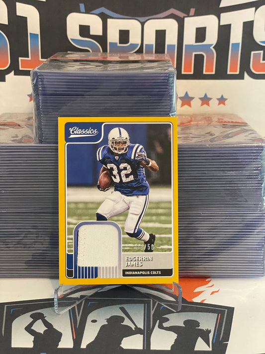 2018 Panini Classics (Prime Relic 02/50) Edgerrin James #14