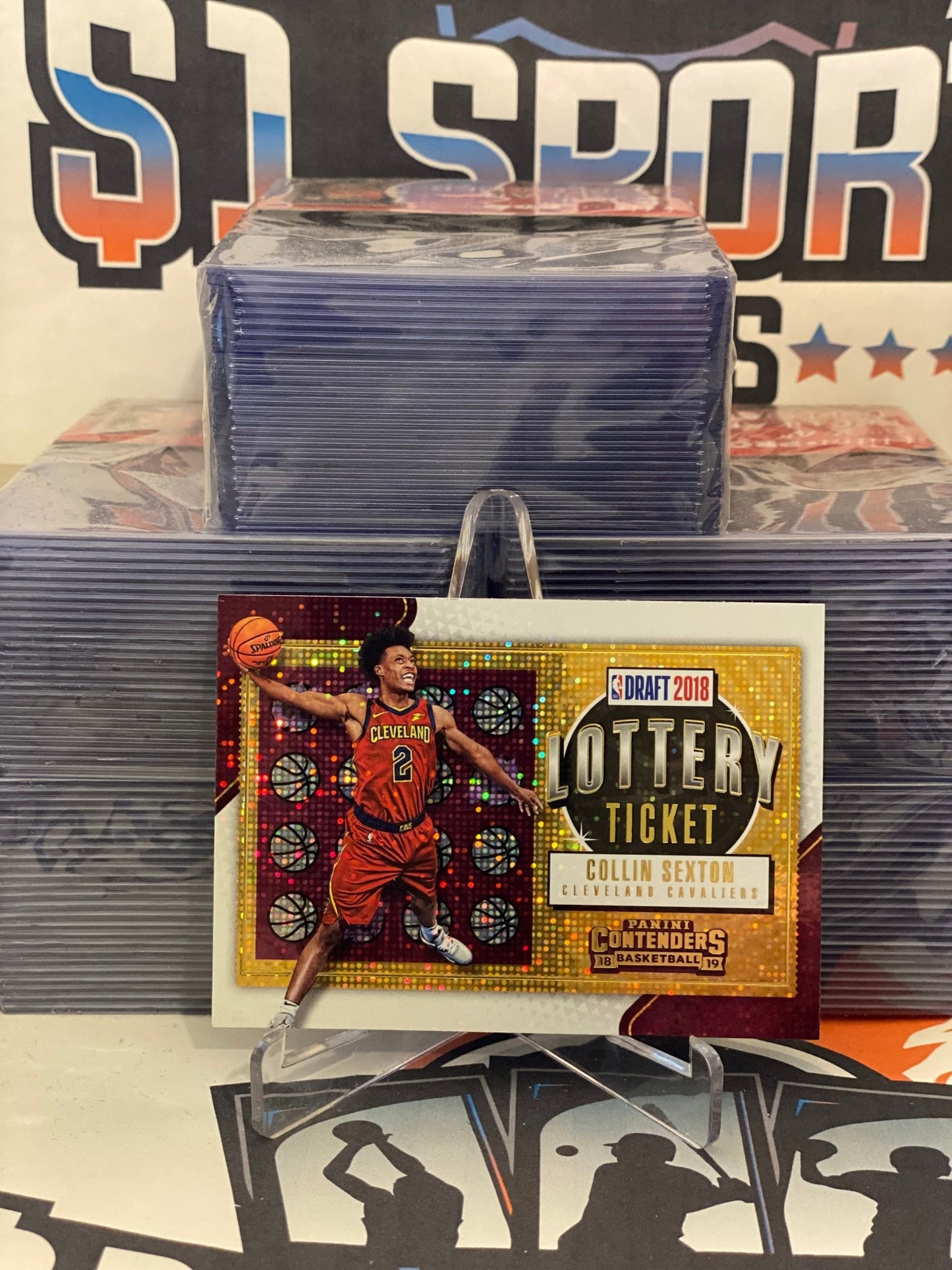 2018 Panini Contenders (Fast Break, Lottery Ticket) Collin Sexton #8