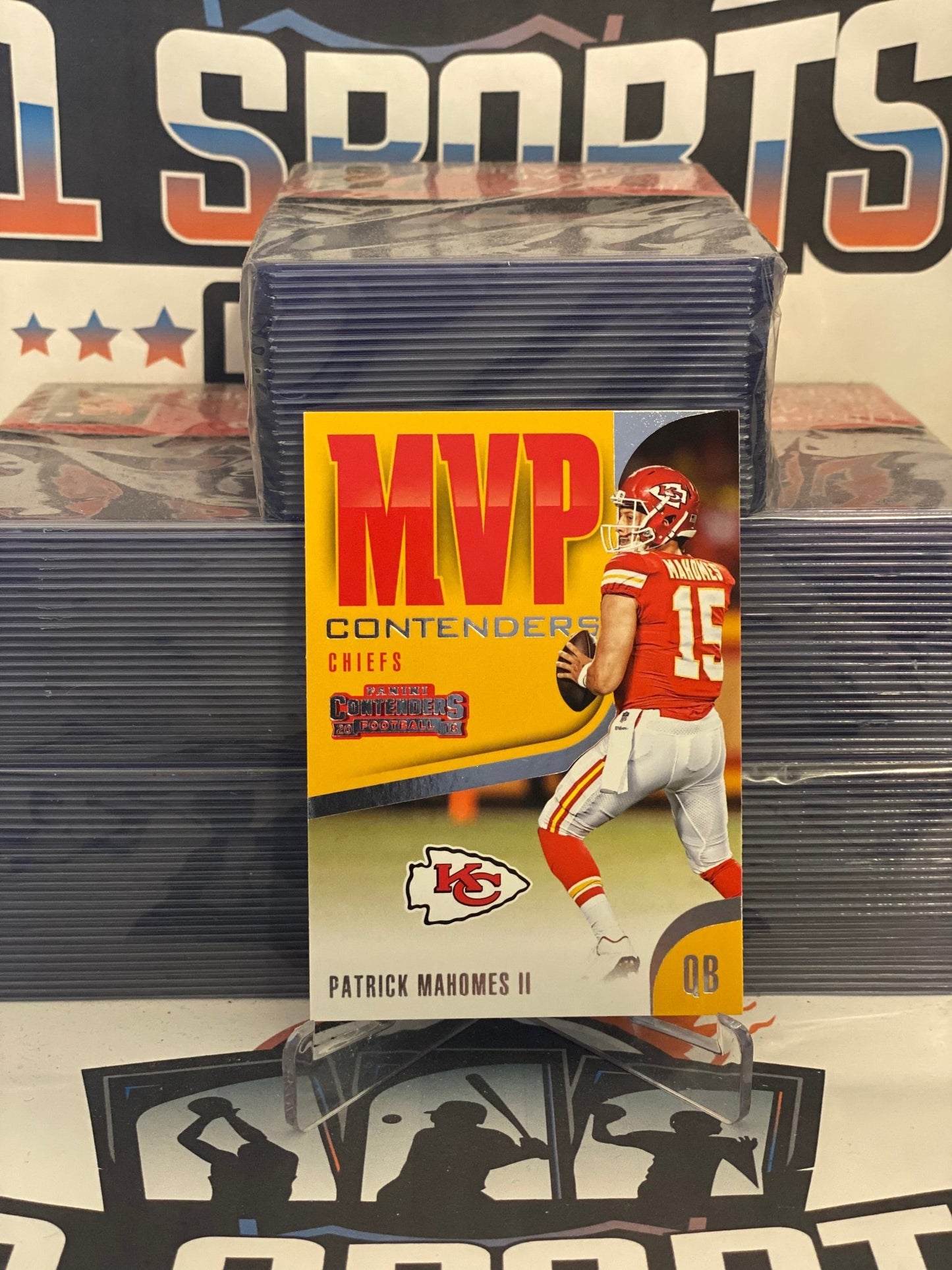 2018 Panini Contenders (MVP) Patrick Mahomes II #MVP-19