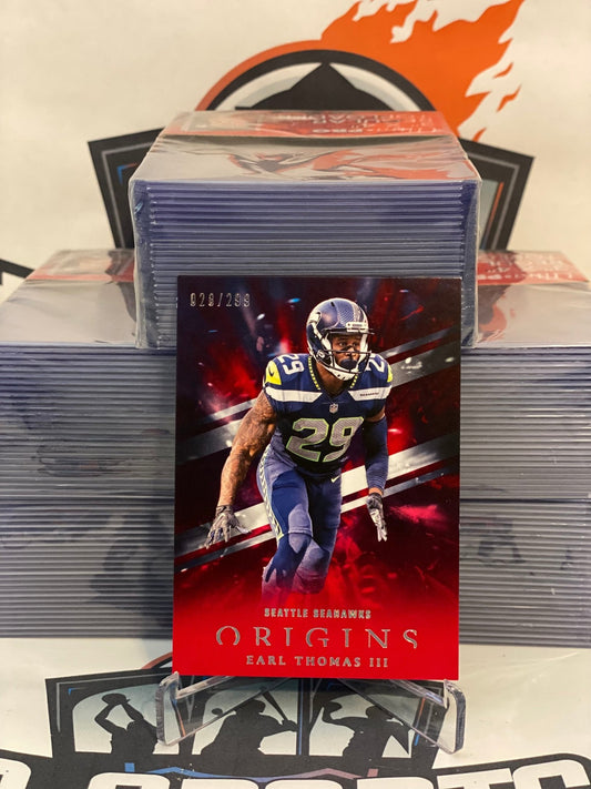 2018 Panini Origins (Red 028/299) Earl Thomas III #90