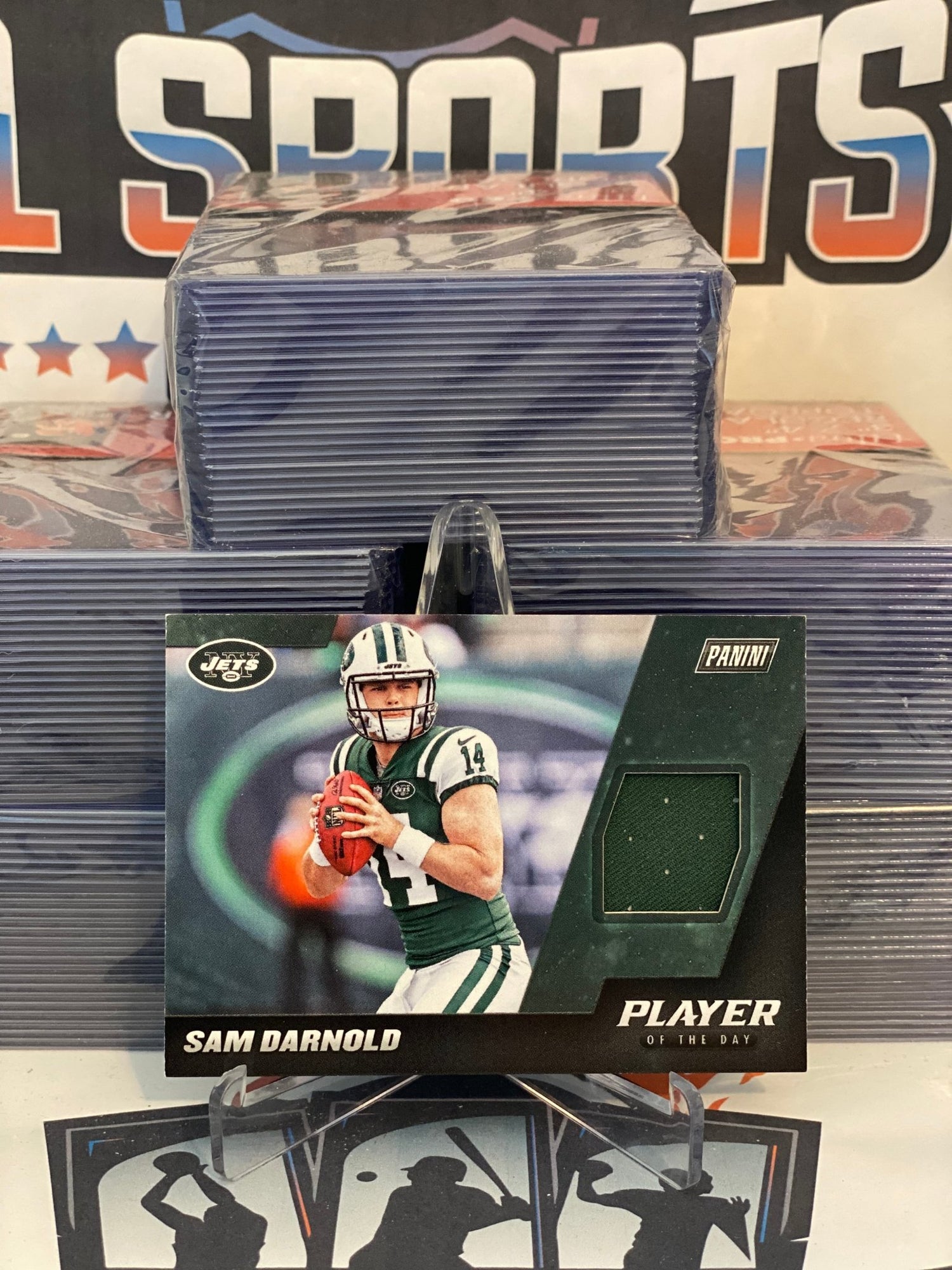 2018 Panini Player of the Day (Relic) Sam Darnold #SD