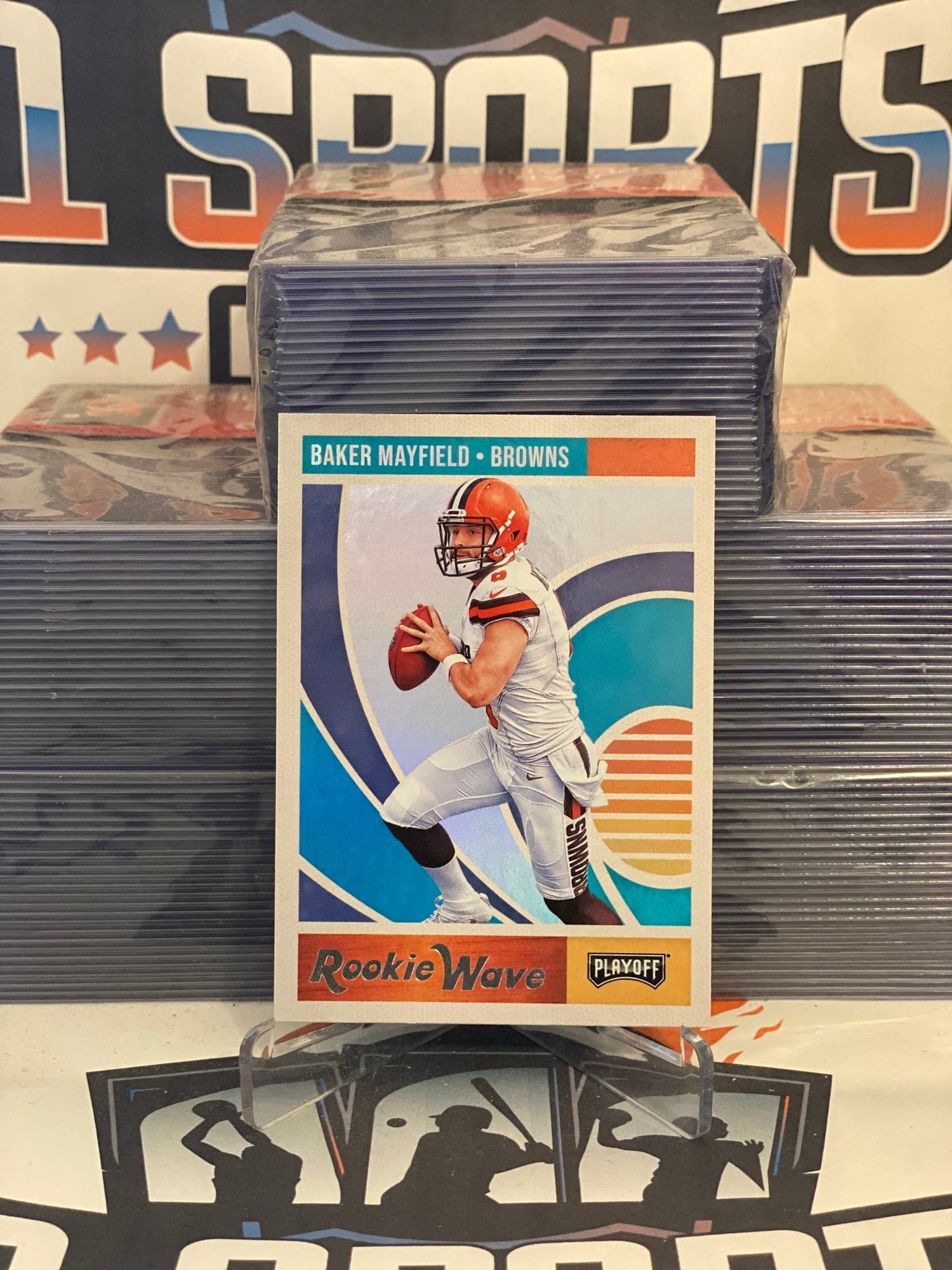 2018 Panini Playoff (Rookie Wave) Baker Mayfield #1