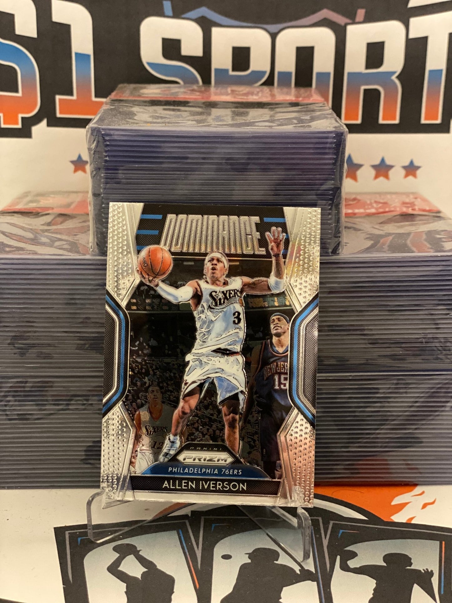 2018 Panini Prizm (Dominance) Allen Iverson #19