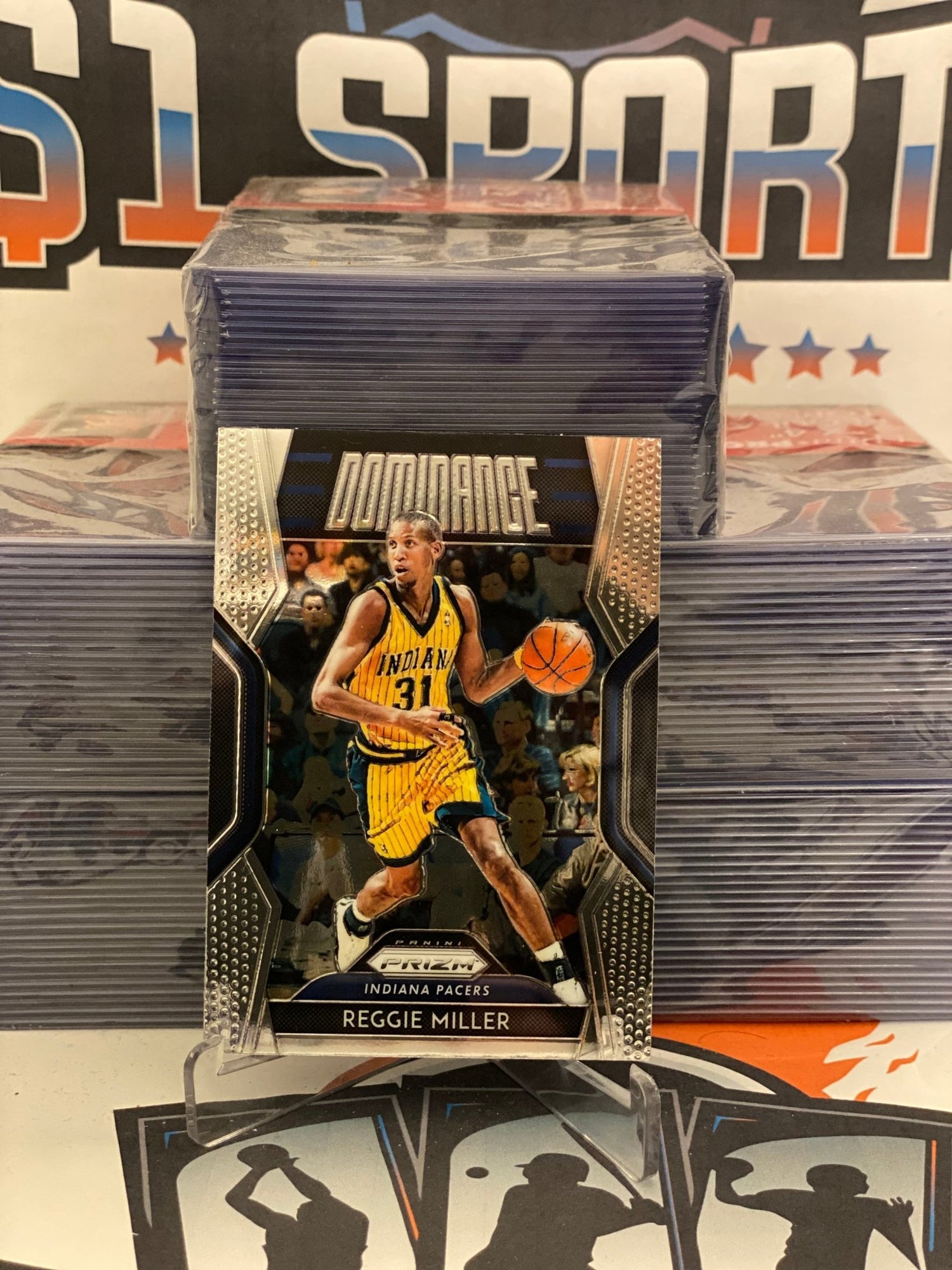 2018 Panini Prizm (Dominance) Reggie Miller #1